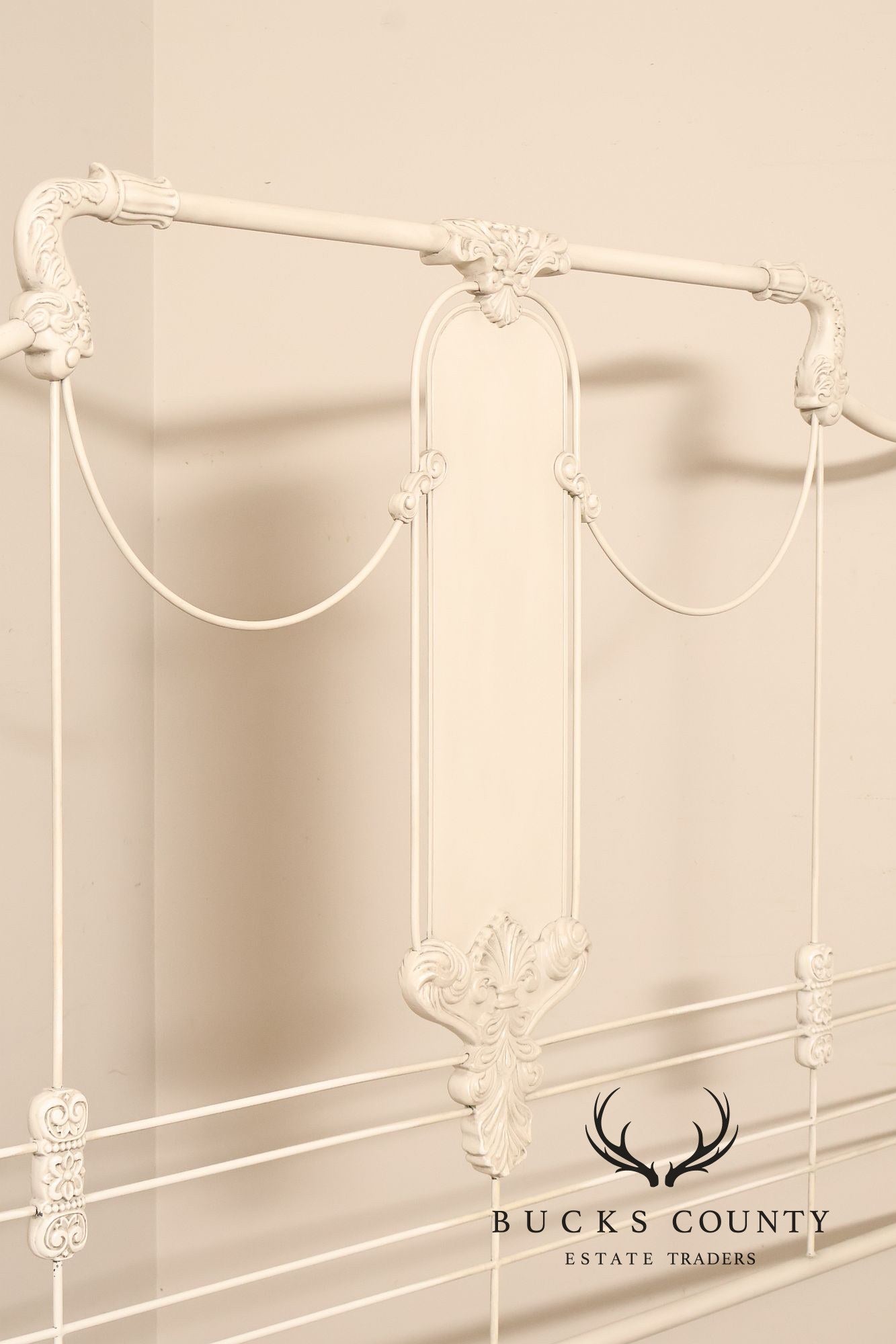 Frontgate Jardin Collection King Size Metal Canopy Bed