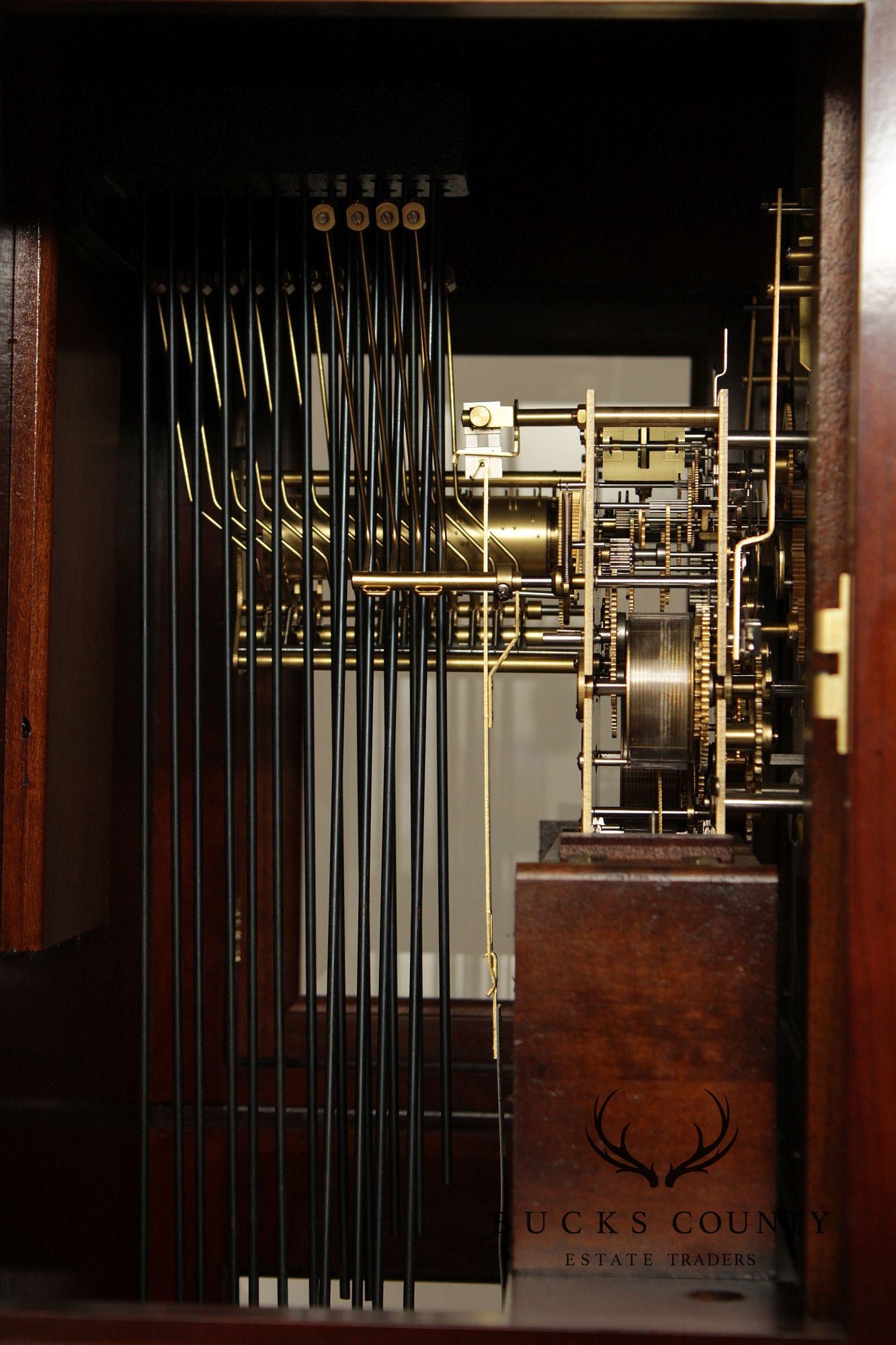 Sligh Georgian Style Mahogany 'Wilton' Grandfather Clock