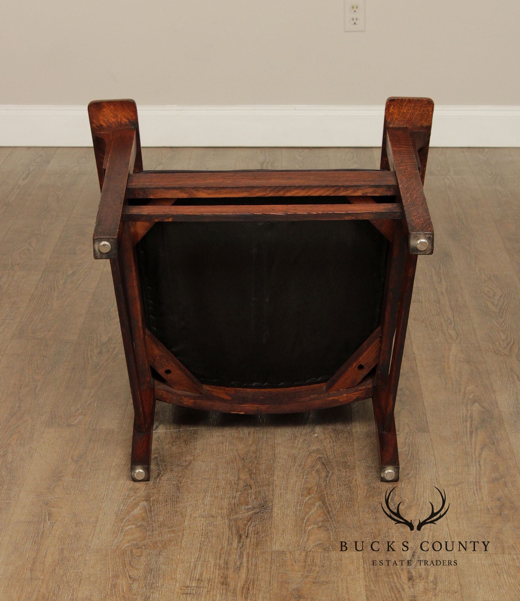 Antique Mission Oak Armchair