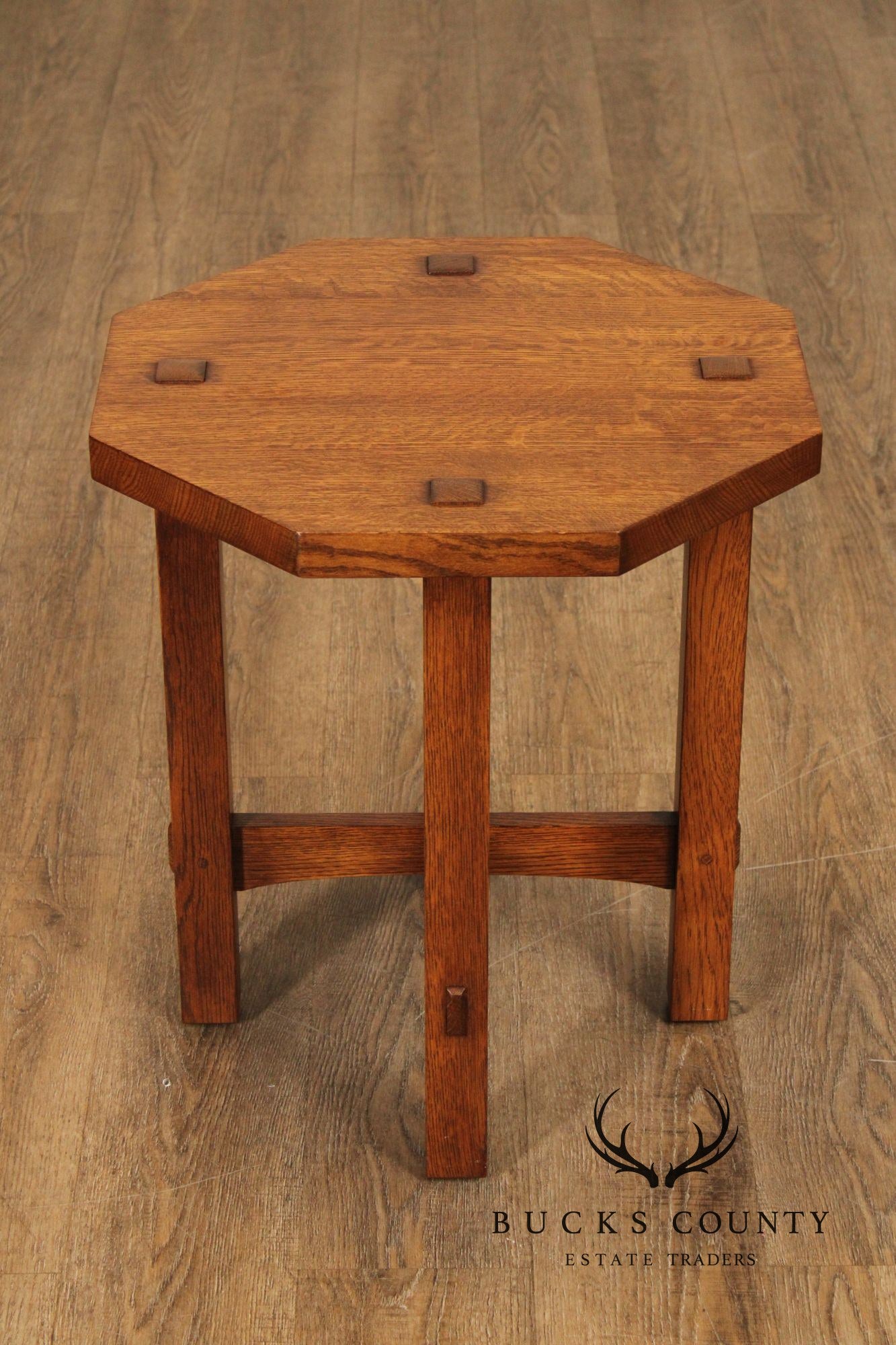 Stickley Mission Collection Oak Tabouret