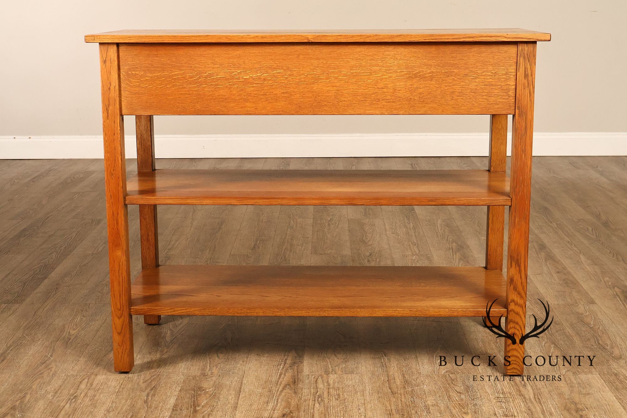 Stickley Mission Collection Oak Console Sofa Table