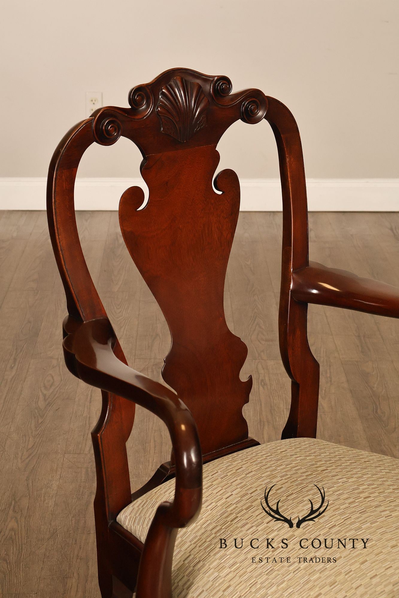 Kindel Winterthur Collection Pair of Mahogany Armchairs