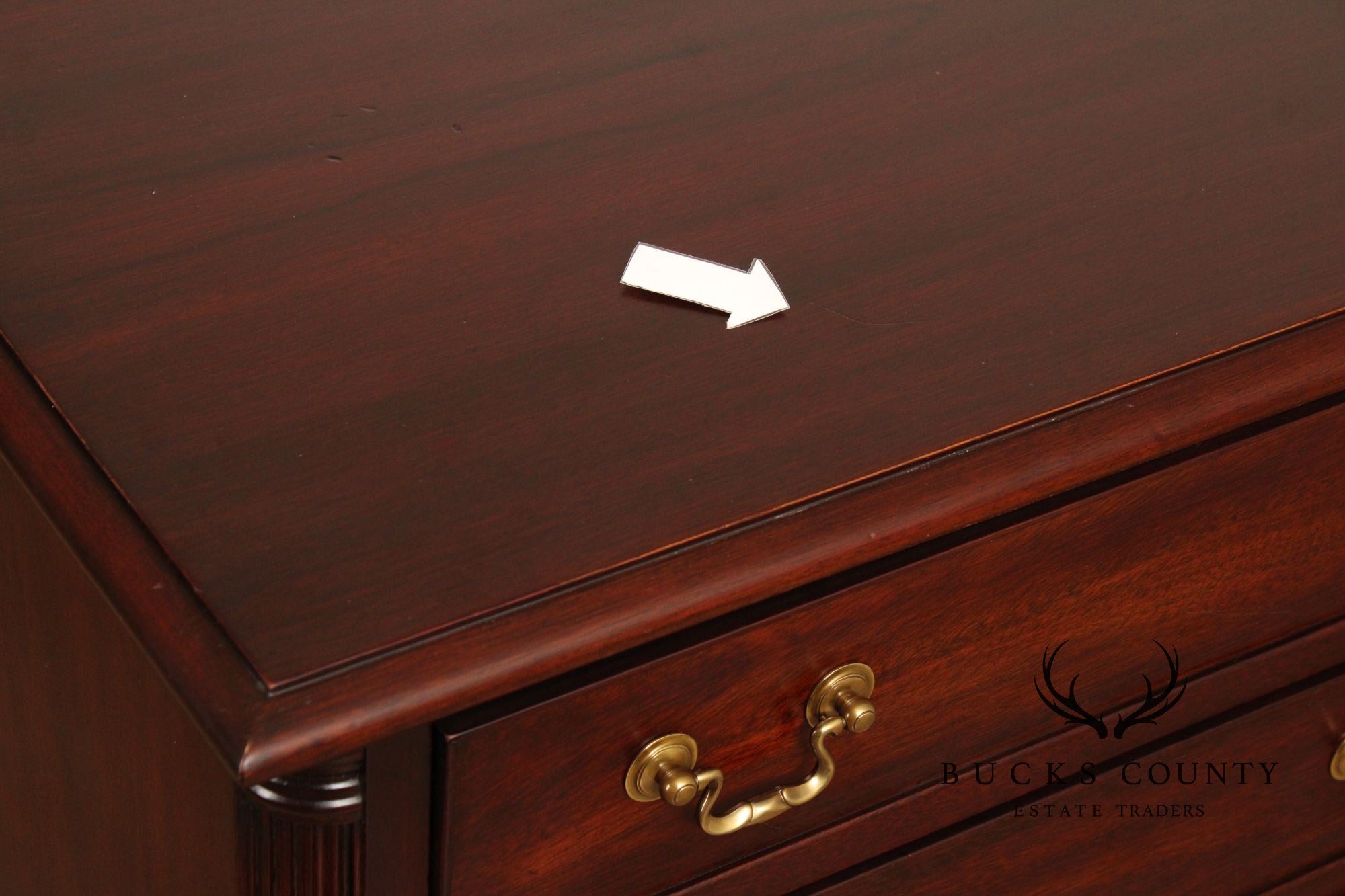 Henkel Harris Georgian Style Mahogany Nightstand
