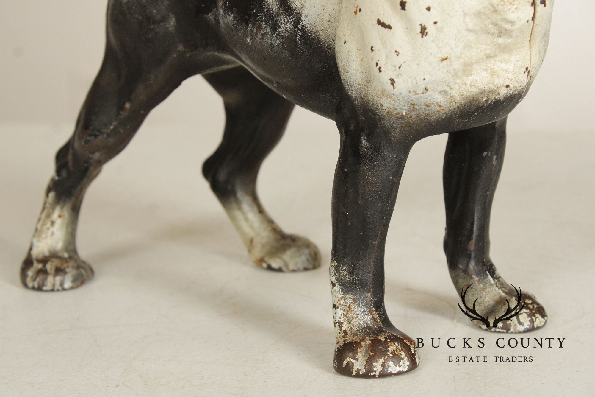 Vintage Cast Iron Boston Terrier Door Stop