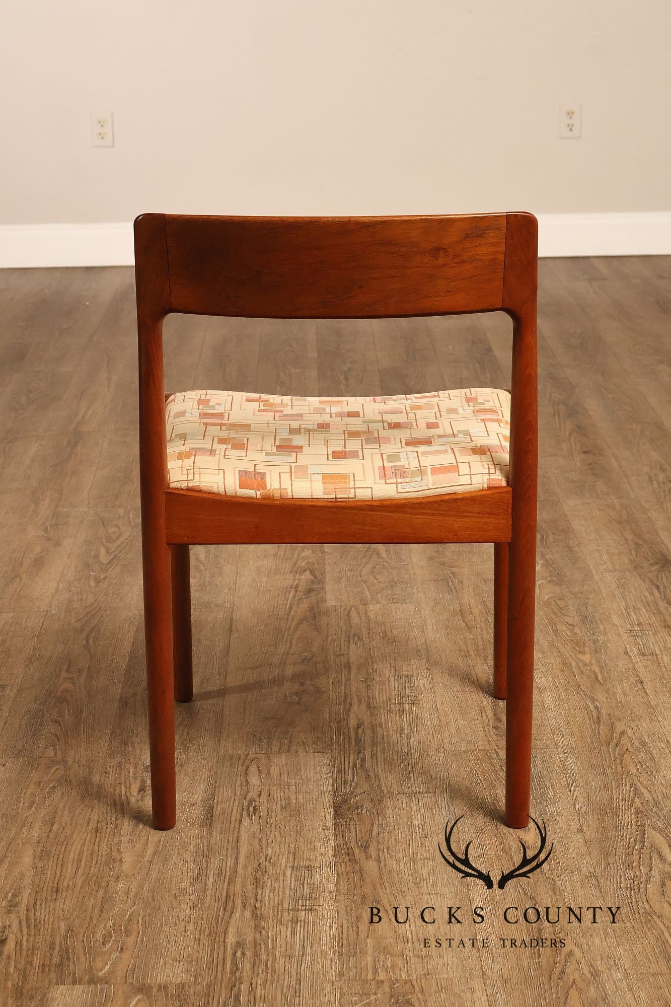 Danish Modern Set Of Eight Compatible Teak Dining Chairs