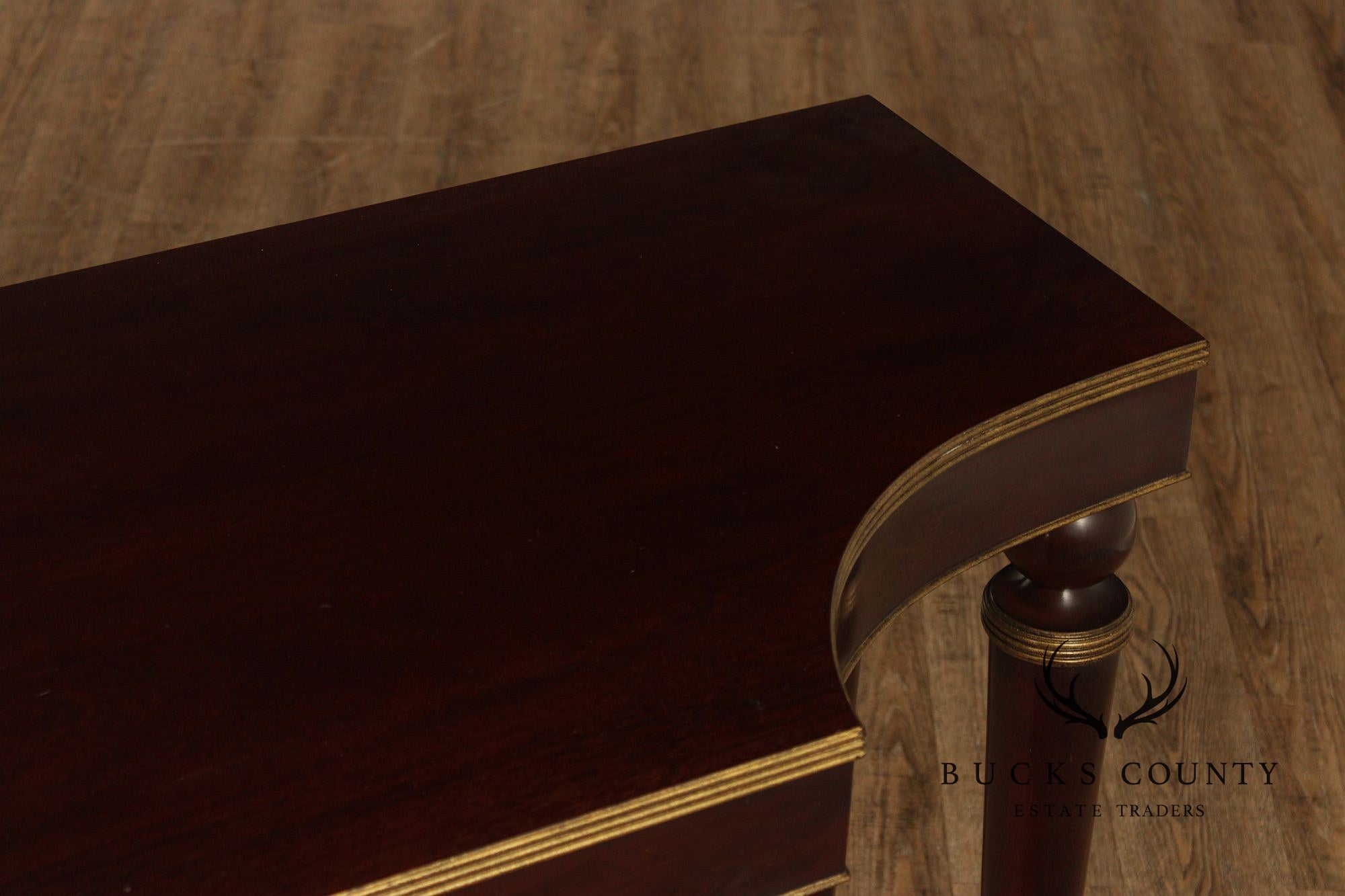 Barbara Barry For Baker Mahogany Long Console Table