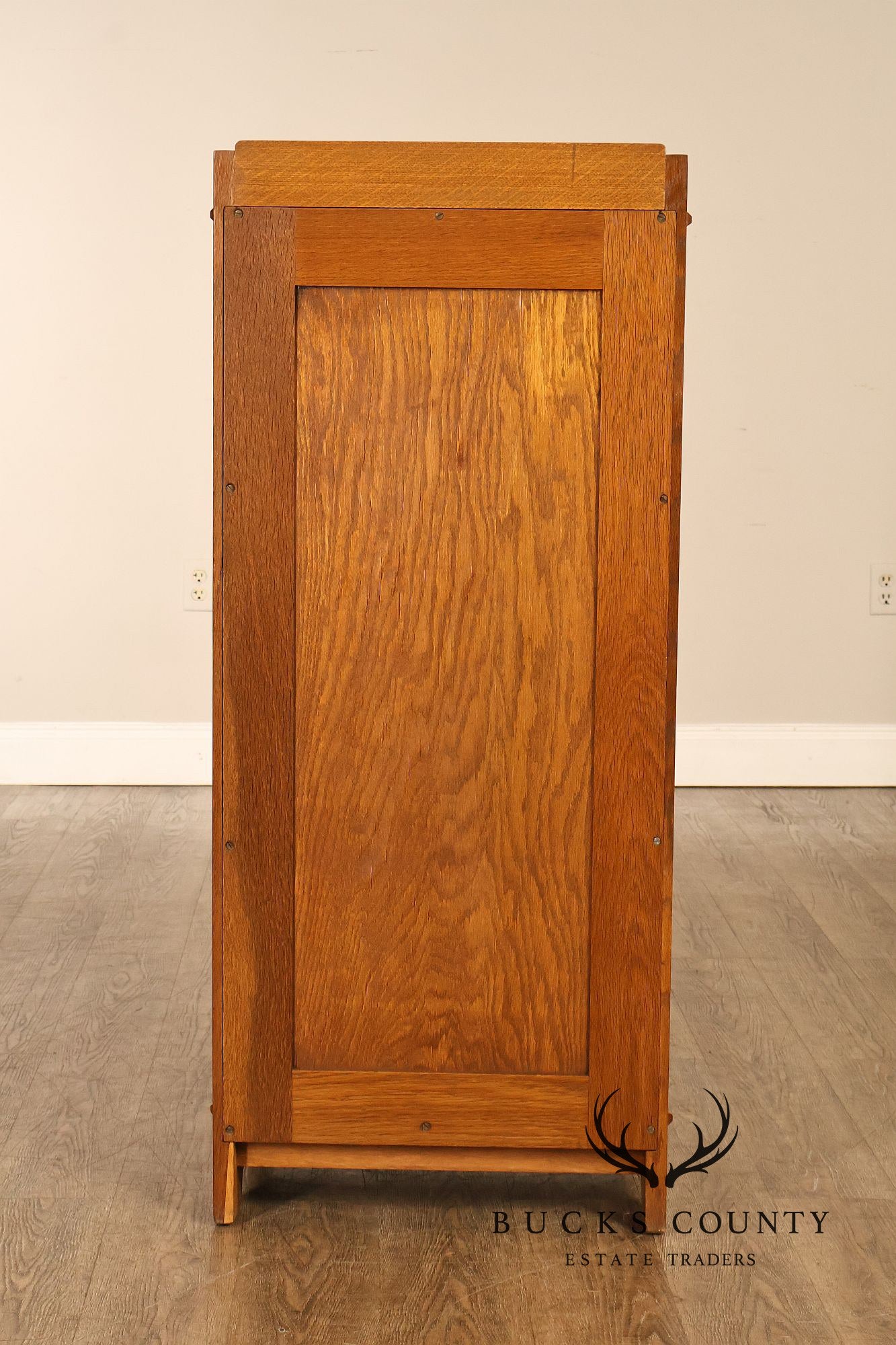 Antique Gustav Stickley No. 70 Mission Oak Music Cabinet