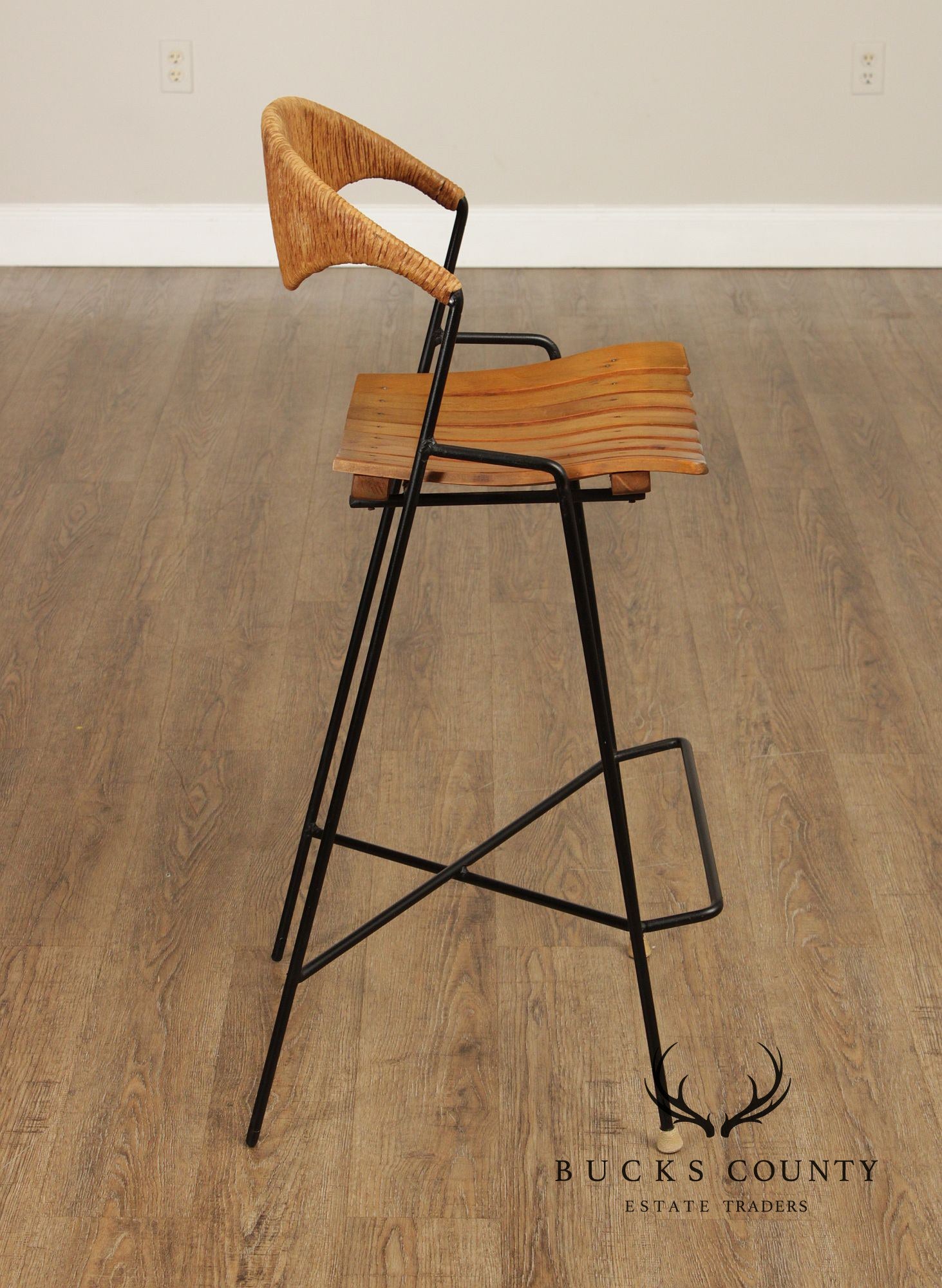 Pair of Mid Century Modern Bar Stools