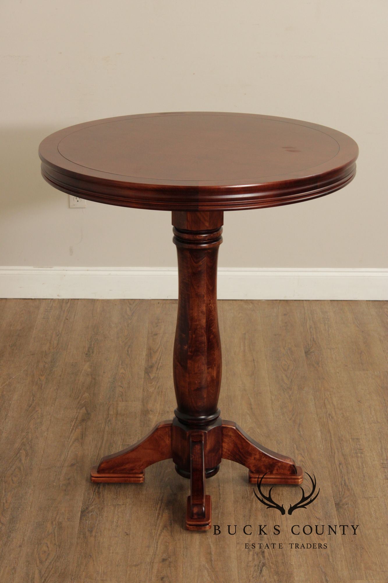 Rustic Style Round Top Bistro Table