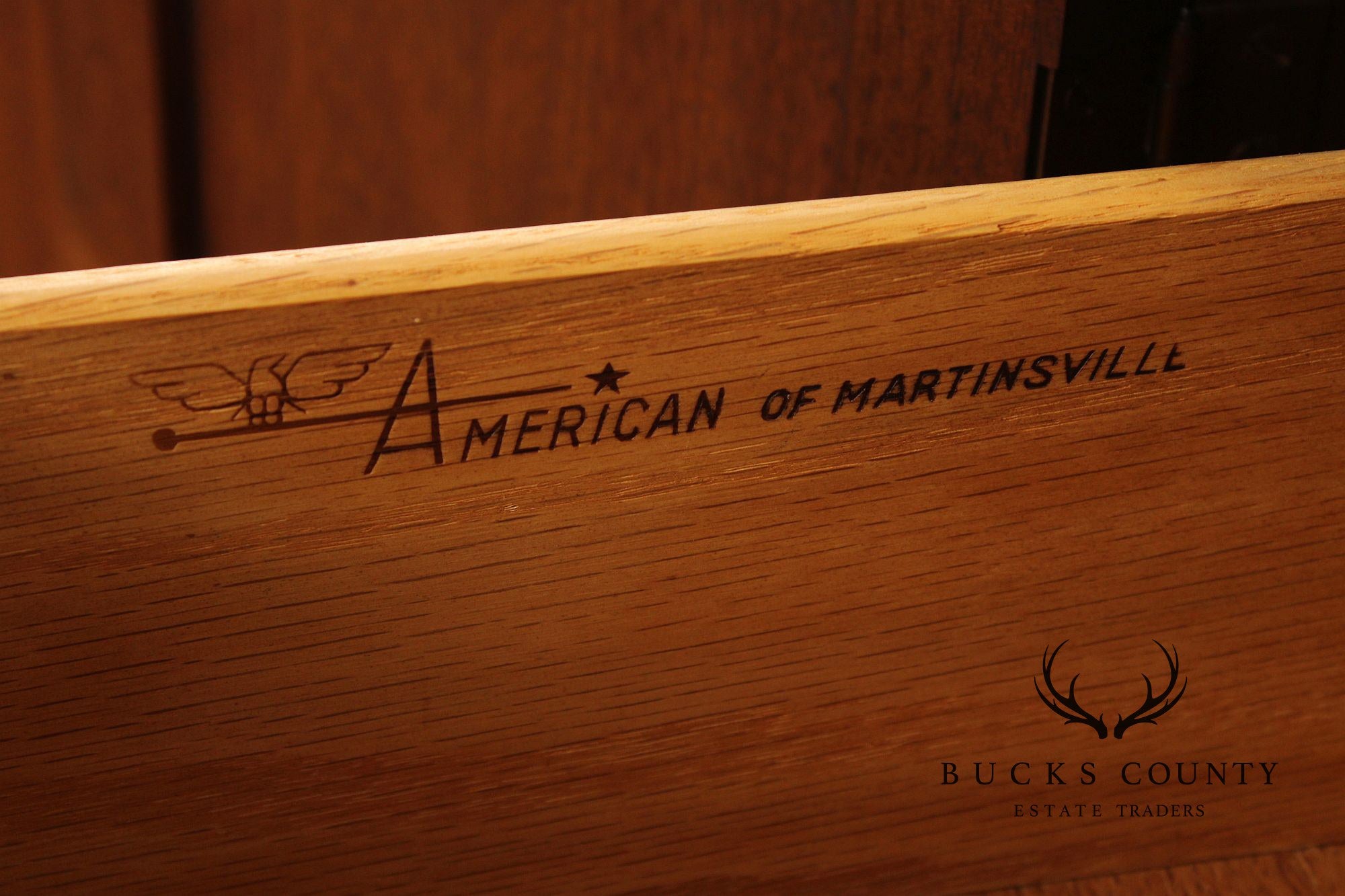 American of Martinsville Mid Century Modern Tall Chest