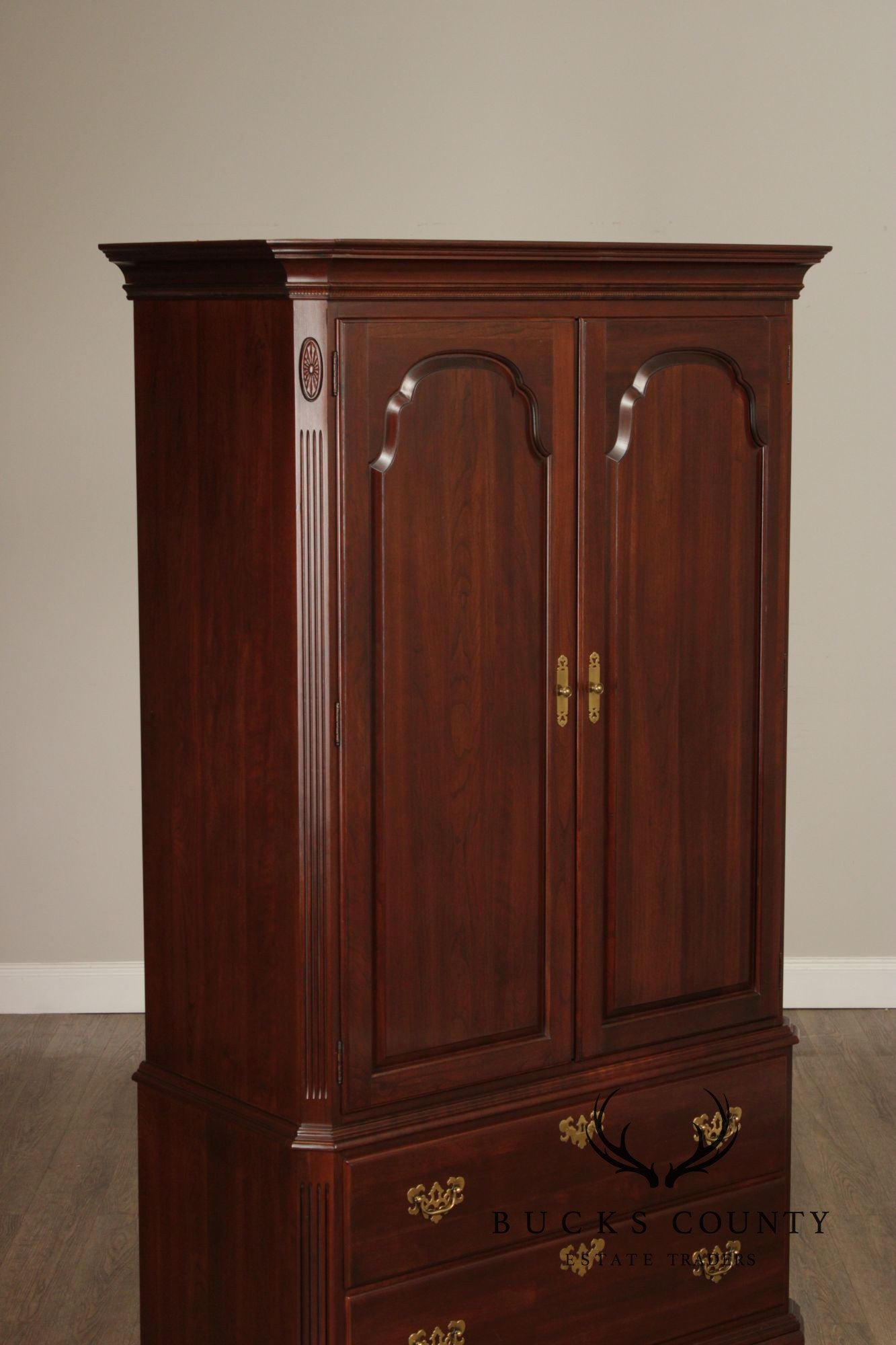 Ethan Allen Georgian Court Collection Cherry Armoire