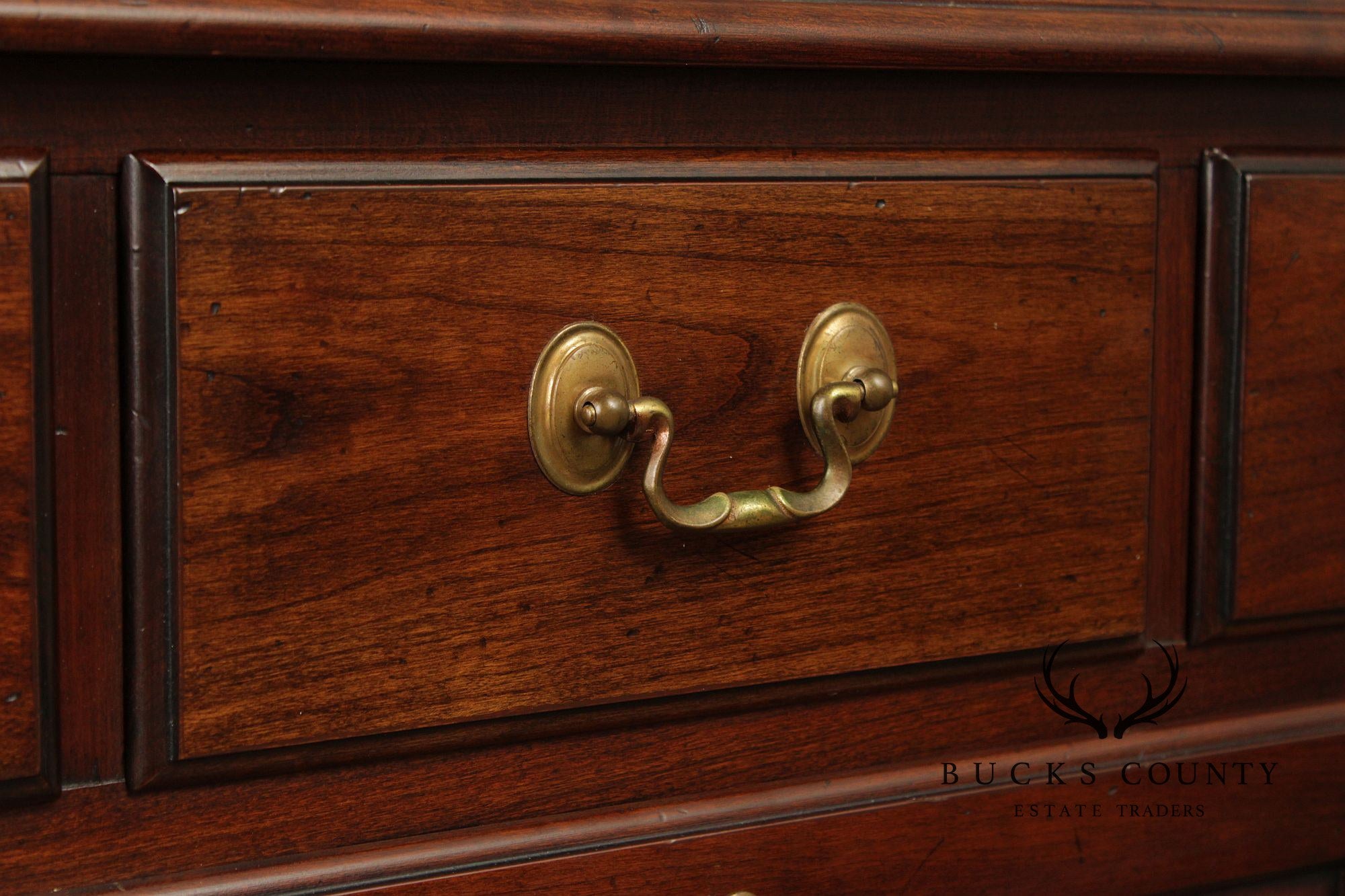 Henkel Harris Vintage Solid Cherry Pair Of Nightstands