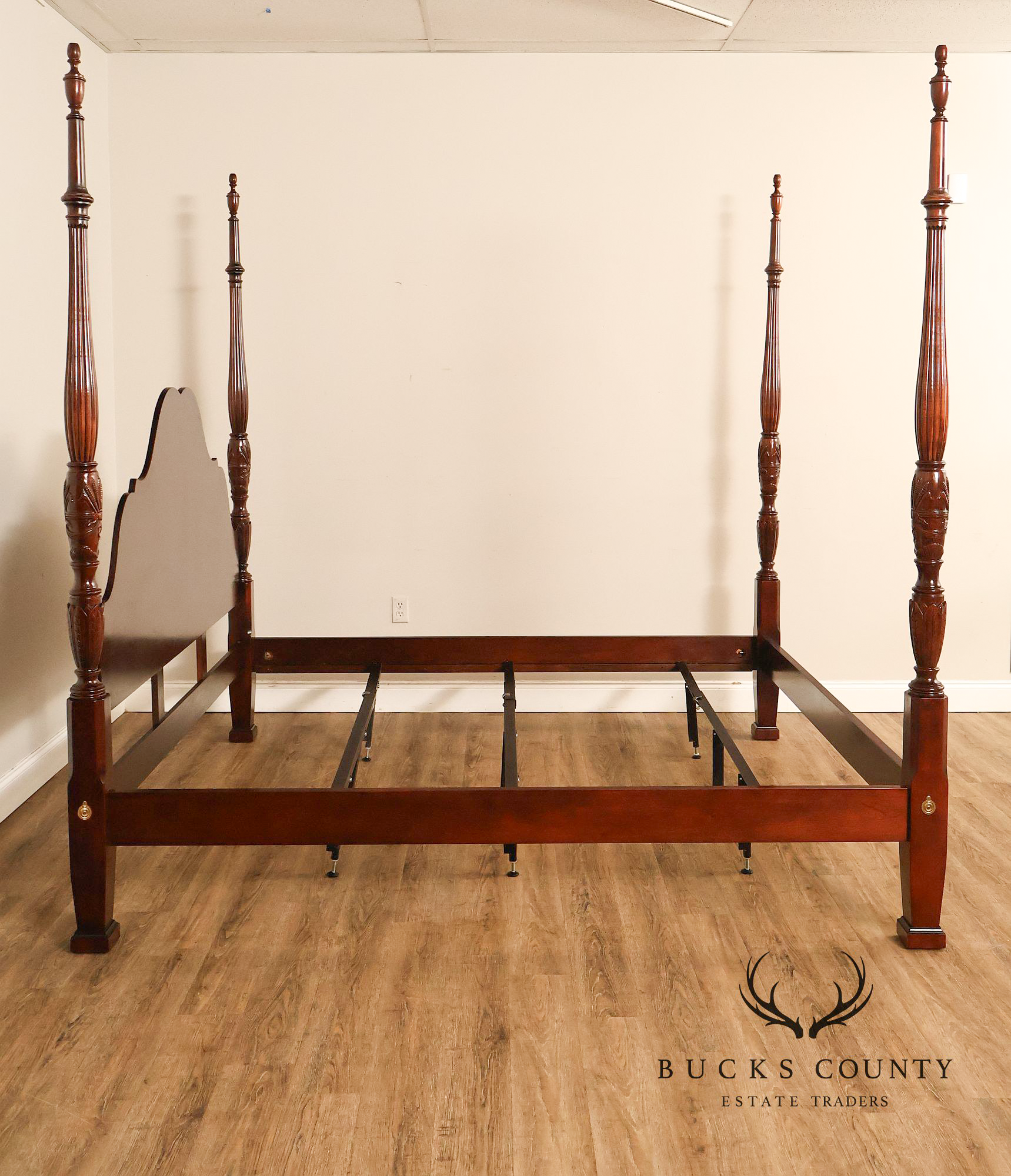 Century Furniture King Size Cherry Poster Bed