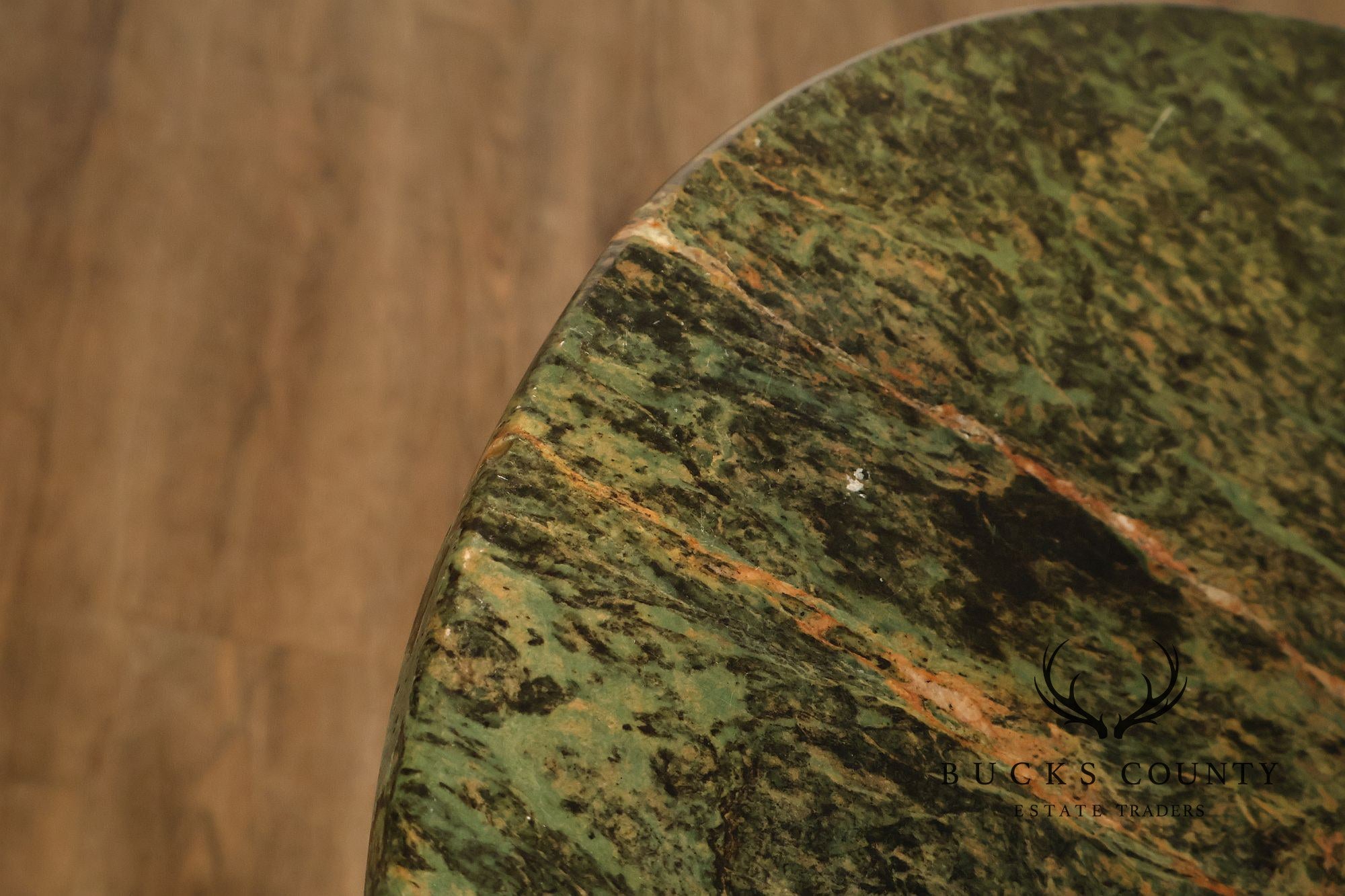 French Empire Style Pair Of Round Marble Top Ormolu Mounted Side Tables