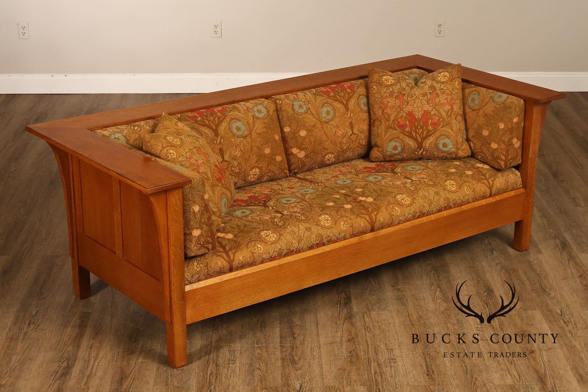 Stickley Mission Collection Oak Prairie Settle