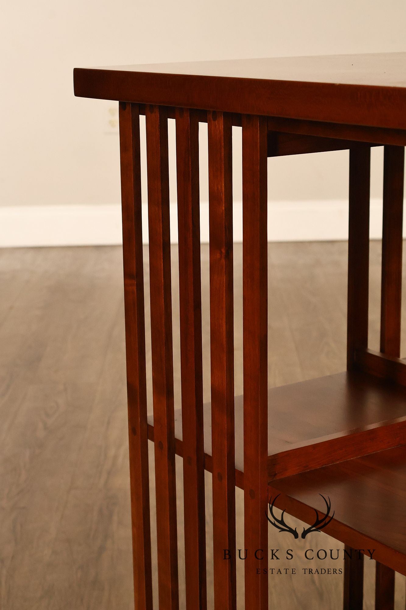 Stickley Mission Collection Harvey Ellis Cherry Revolving Bookcase