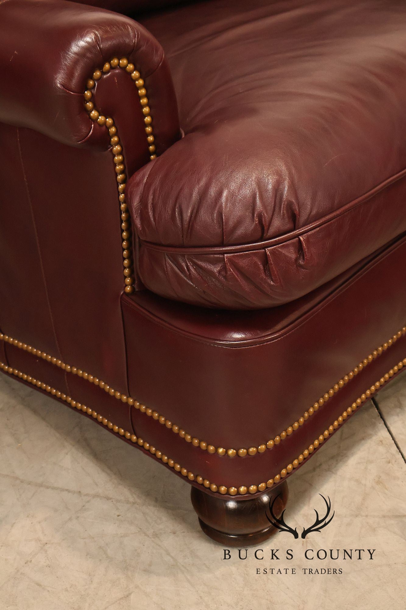 Hancock & Moore Austin High Back Leather Sofa