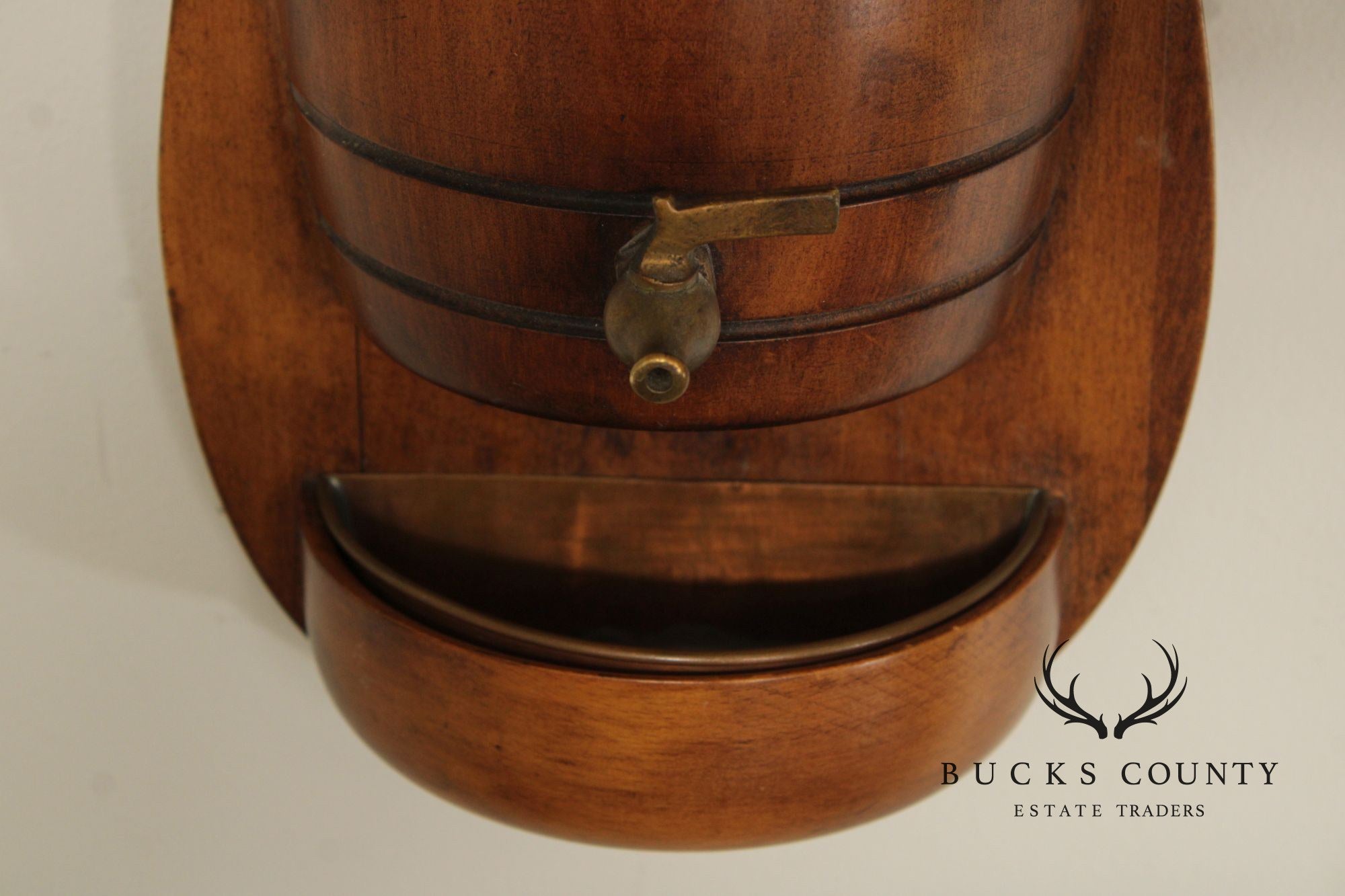 Pair Of Vintage Italian Wall Mounted Miniature Barrel Drink Sconces