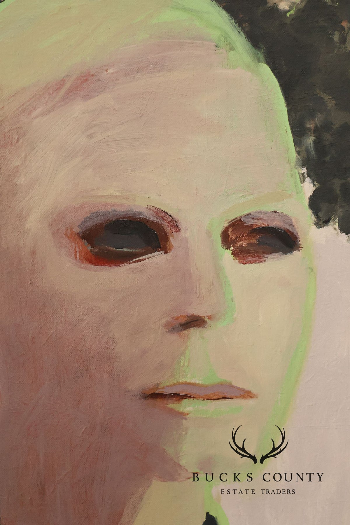 Anne Cooper Dobbins Oil Painting, 'A Pale Lady'
