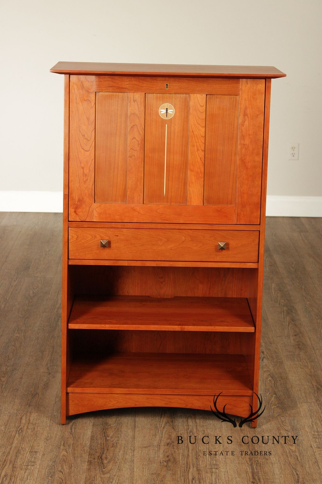 Stickley 2018 Collector Edition Cherry Dragonfly Desk