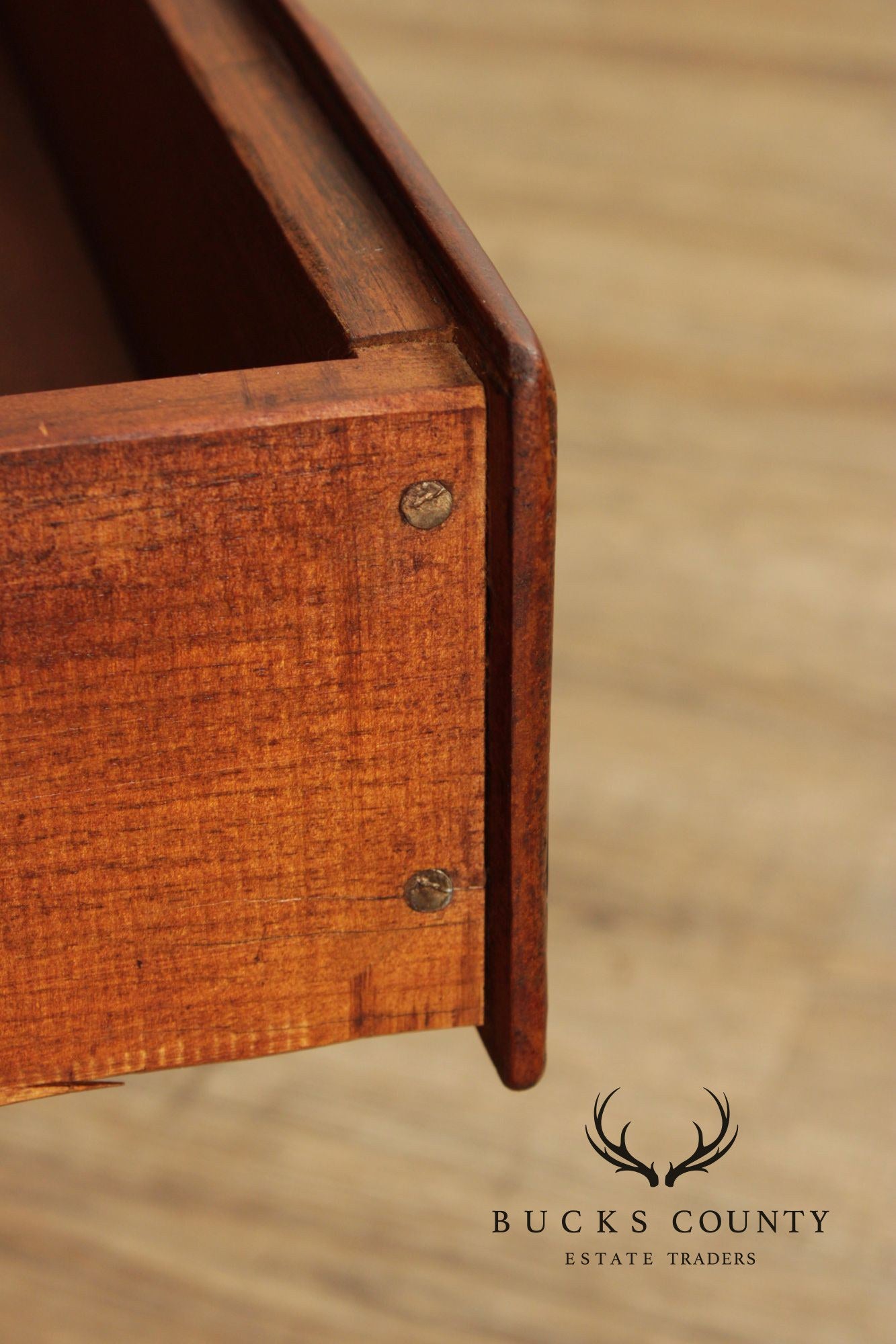 Shaker Style Custom Pine Drop-Leaf Sewing Cabinet