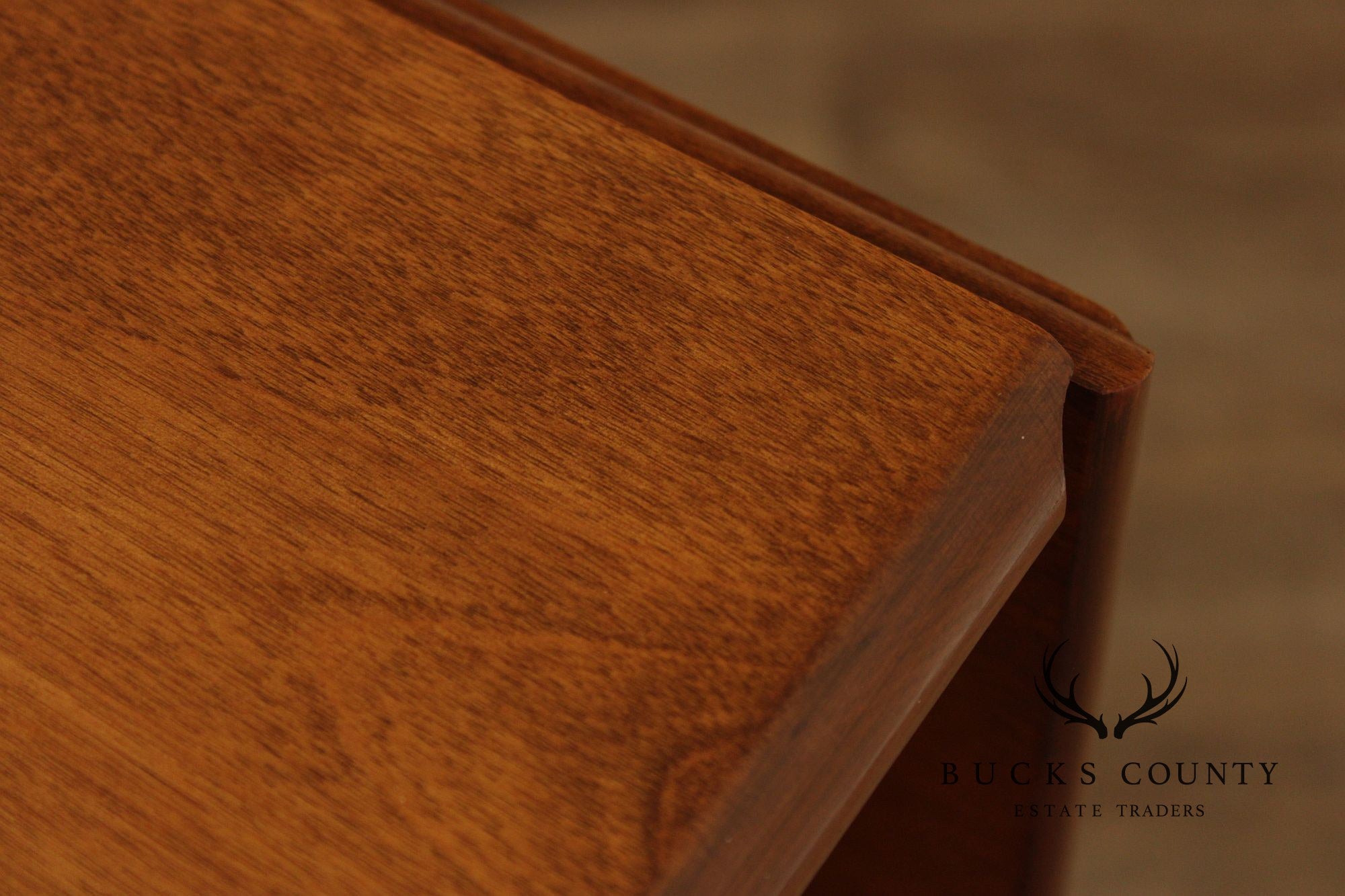 Ethan Allen Early American Maple Drop-Leaf Tea Cart