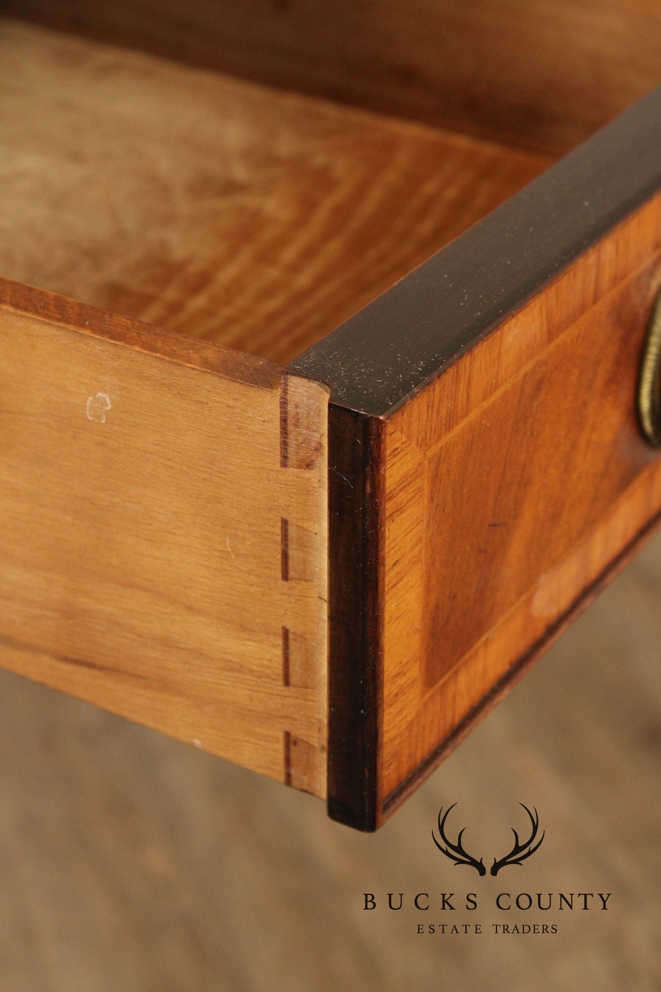 BAKER STATELY HOMES COLLECTION INLAID MAHOGANY SIDEBOARD