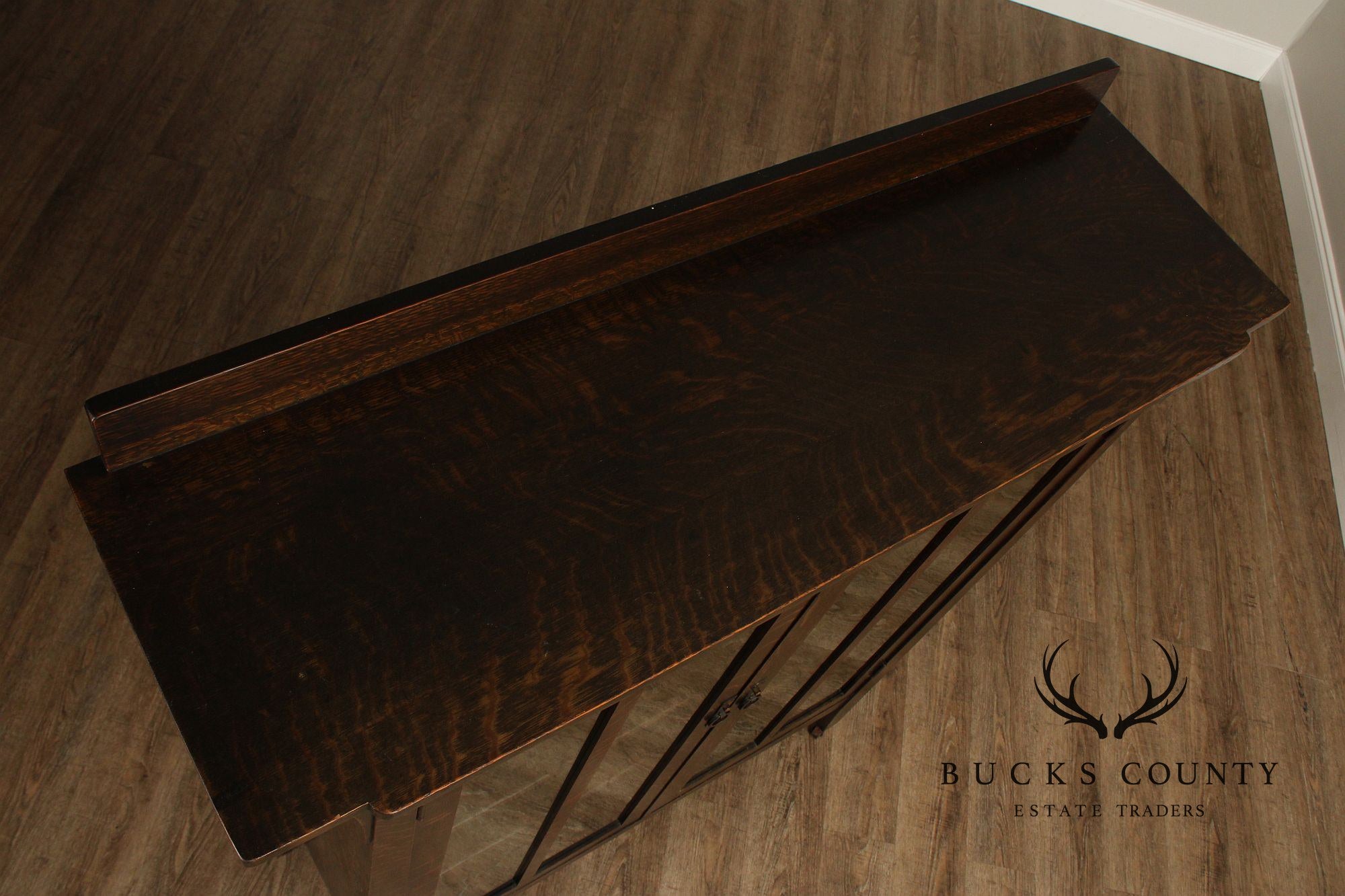 Limbert Antique Mission Oak Arts & Crafts Glass Door Bookcase