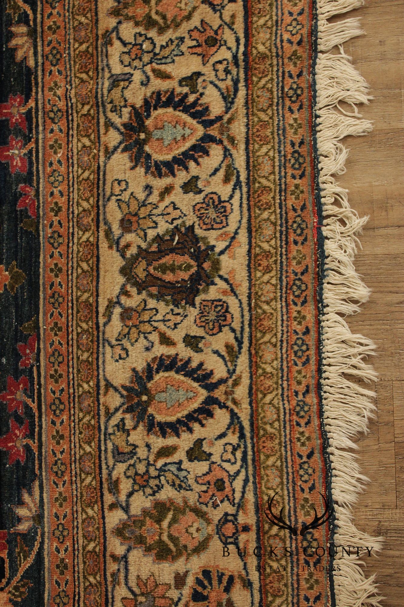 Antique Persian Bidjar Wool Area Rug 8' x 10'