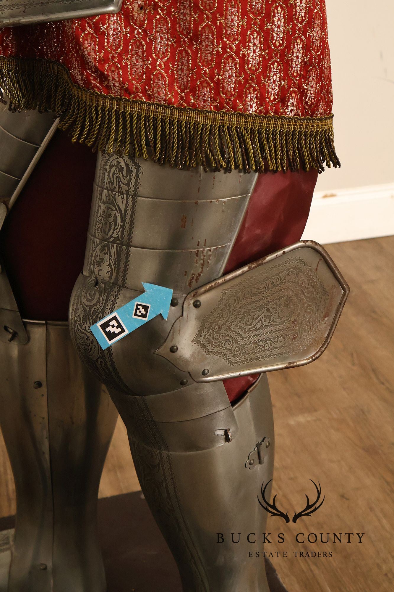 Marto Toledo Spanish Engraved Full Suit of Armor with Sword