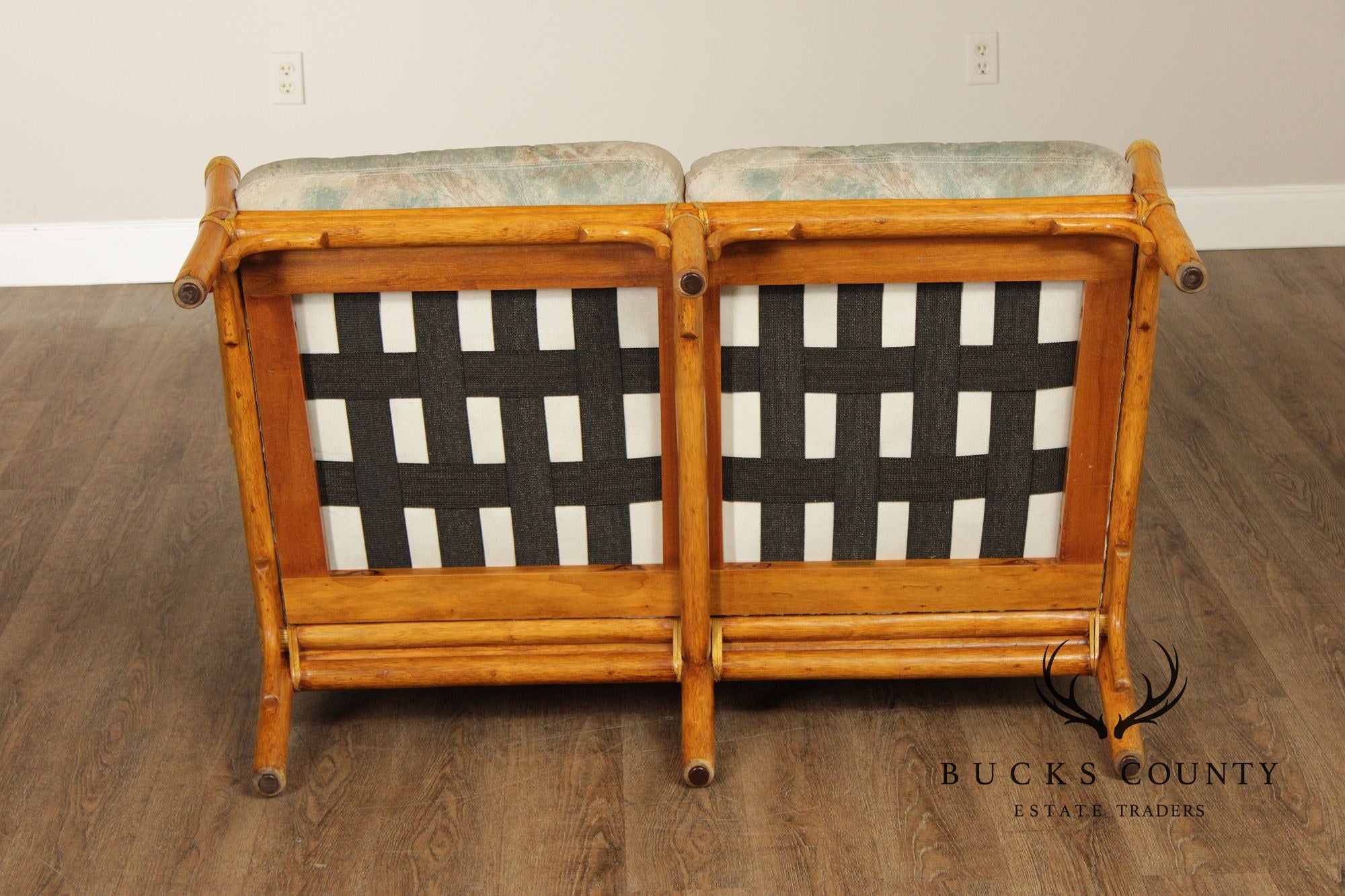 McGuire Vintage Bamboo Loveseat