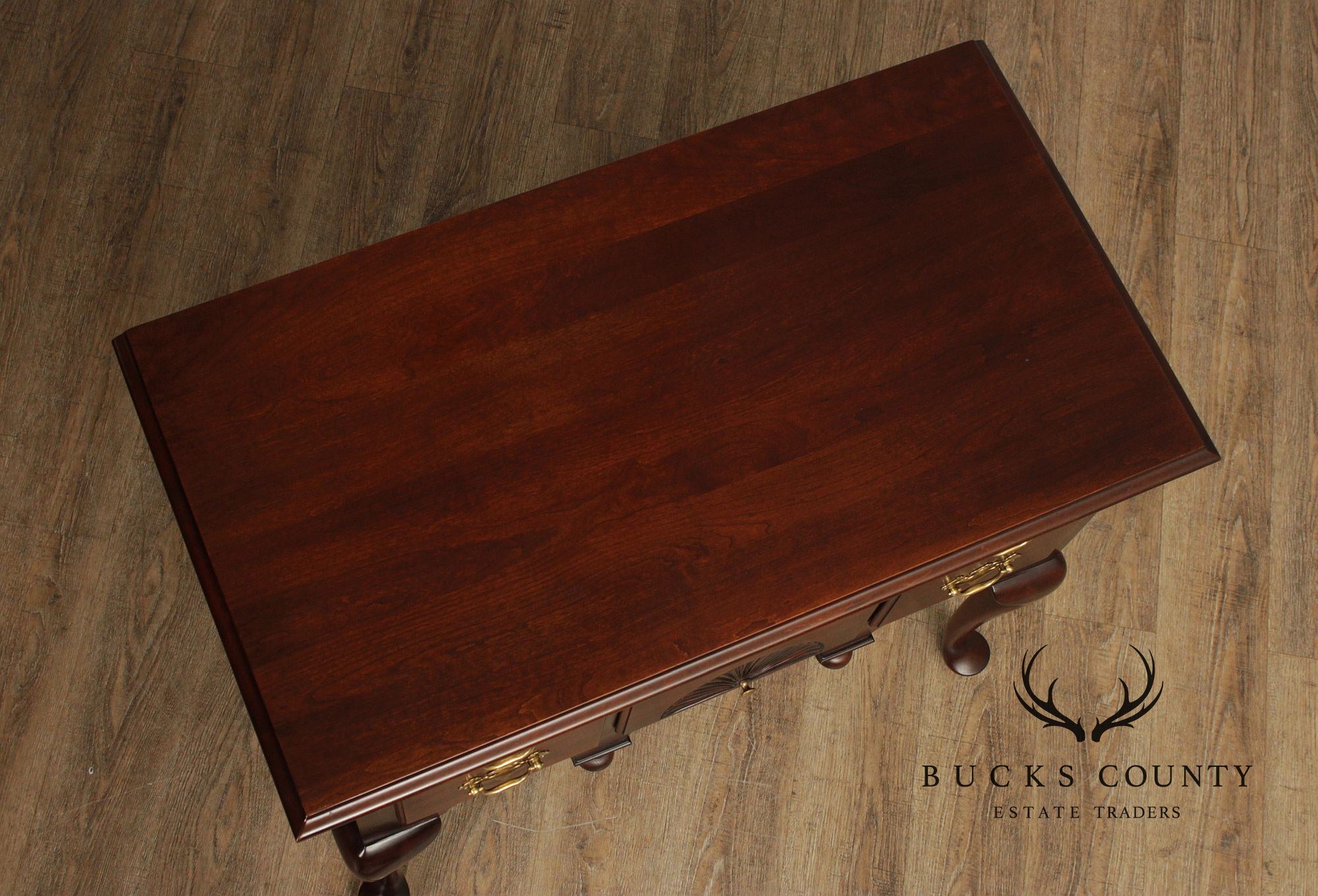 Statton Private Collection Queen Anne Style Cherry Lowboy