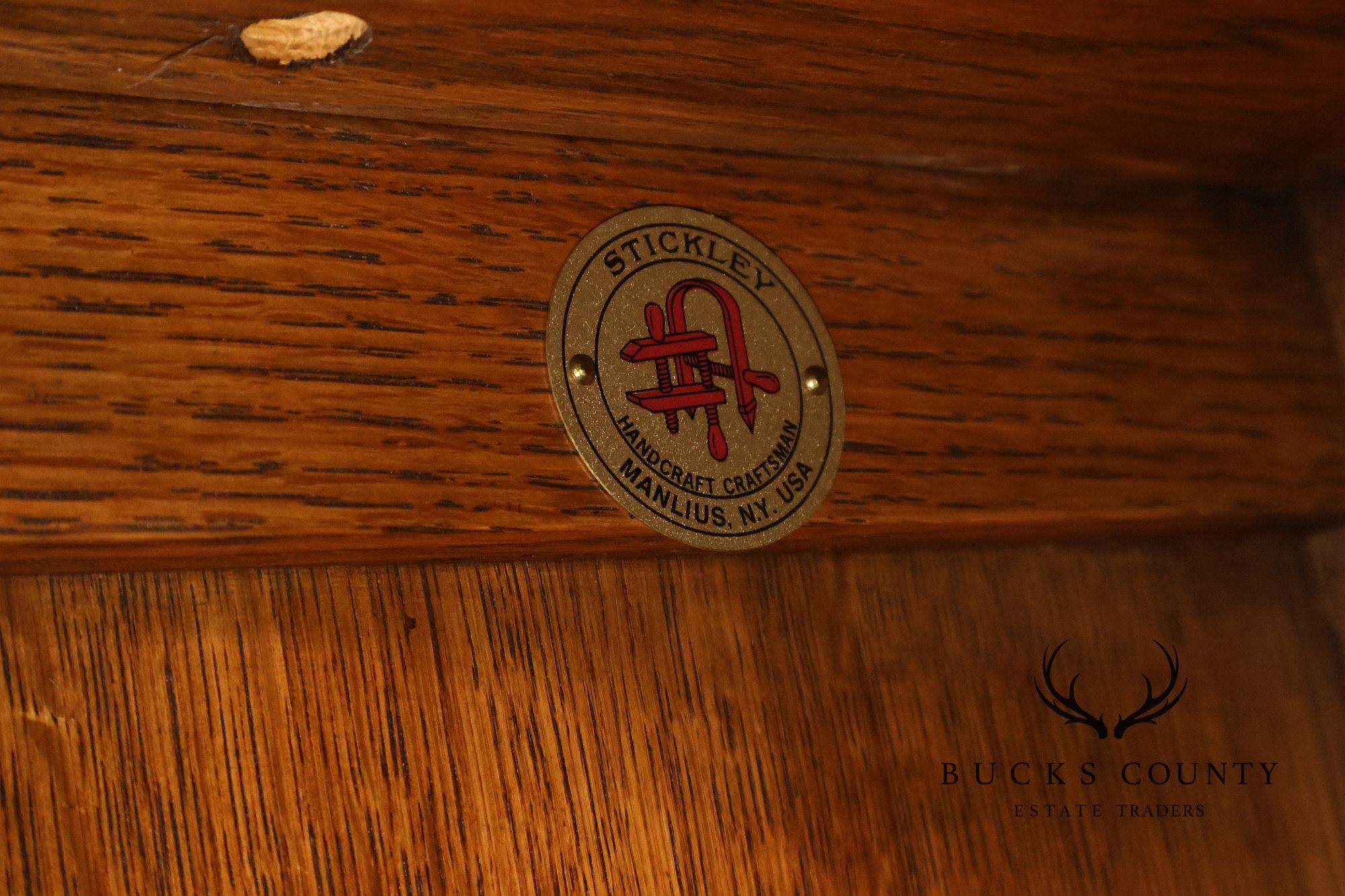 Stickley Mission Collection Oak Tall Case Clock