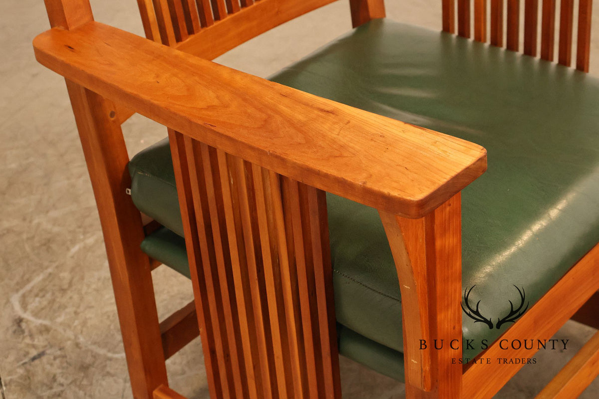 Stickley Mission Collection Cherry Spindle Back Dining Chairs Set Of 6