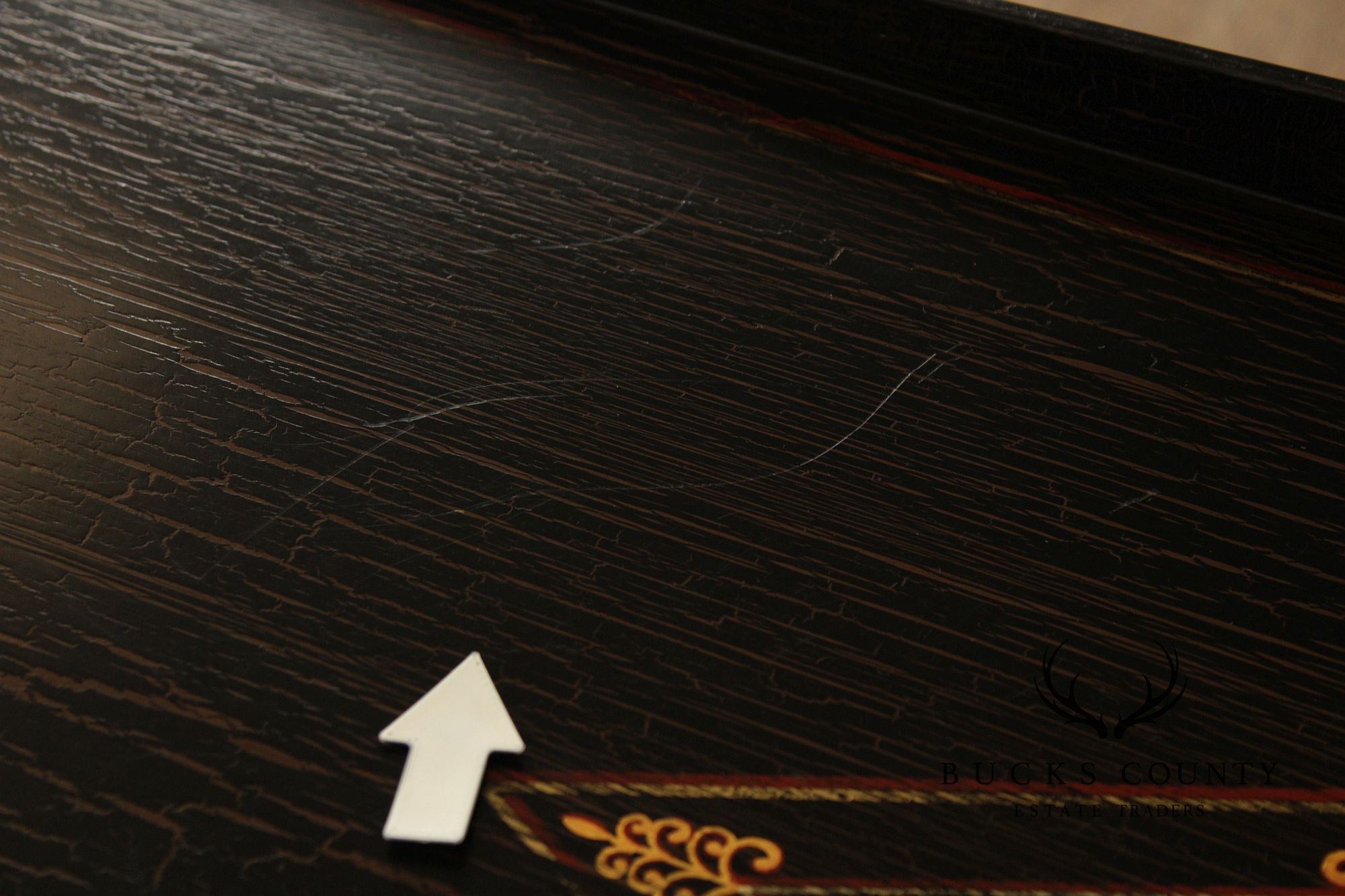 Regency Style Distressed Painted Coffee Table