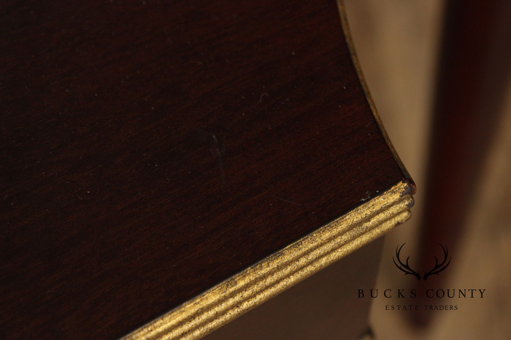 Barbara Barry For Baker Mahogany Long Console Table