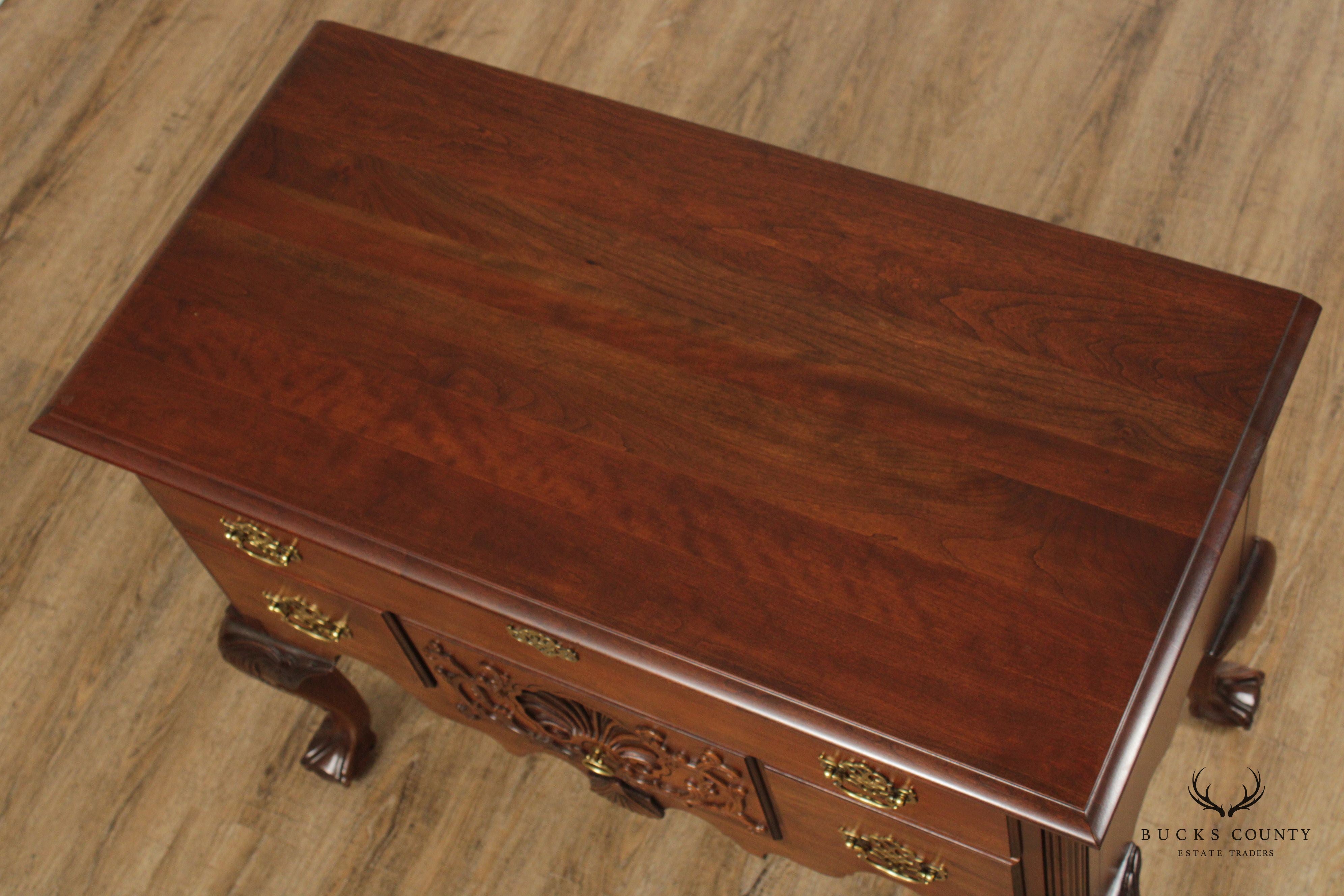Pennsylvania House Chippendale Style Cherry Lowboy