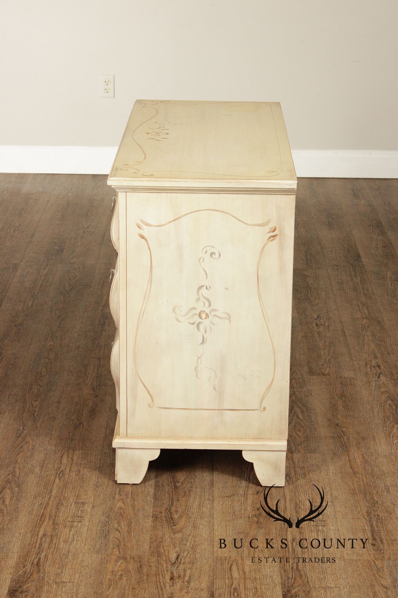 Ethan Allen 'Legacy' Paint Decorated Chest of Drawers