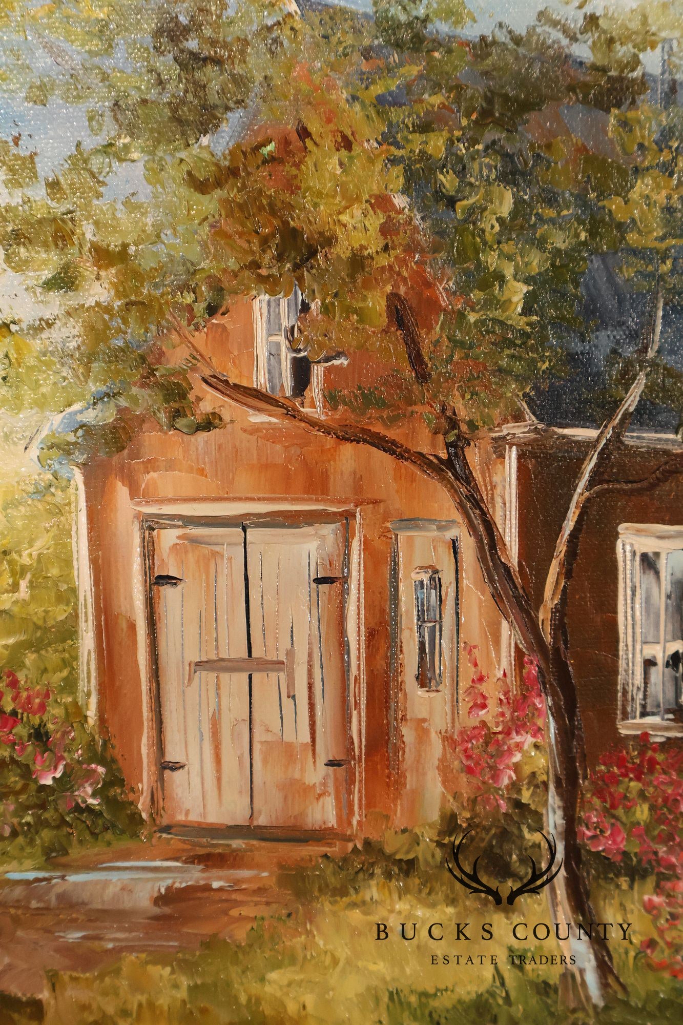Aline Brochu Oil Painting, 'Rendez-Vous à L'Epicerie'