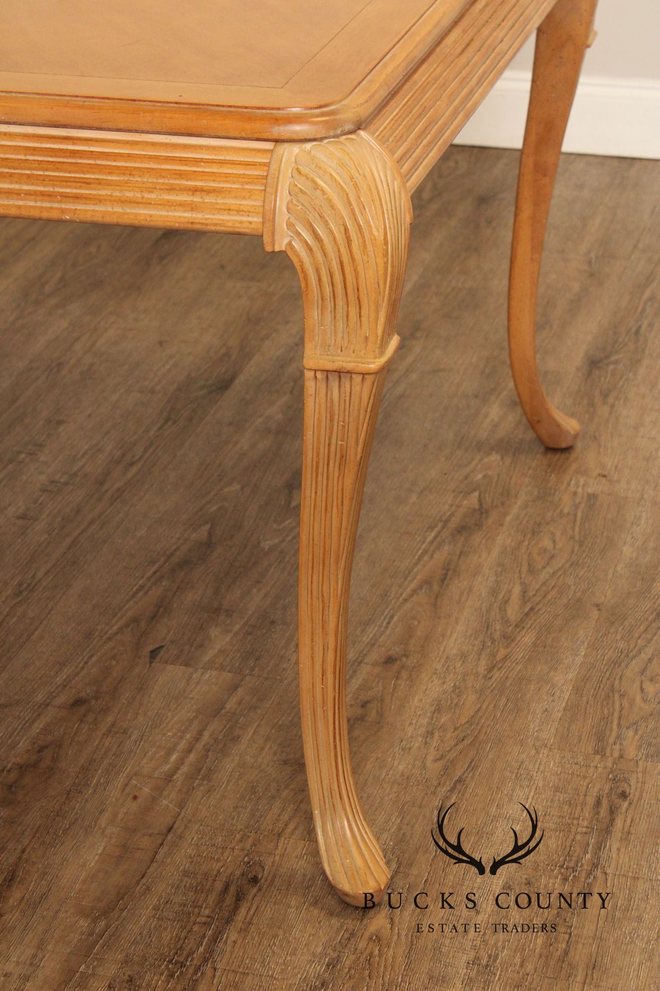 Bernhardt French Art Deco Style Expandable Dining Table