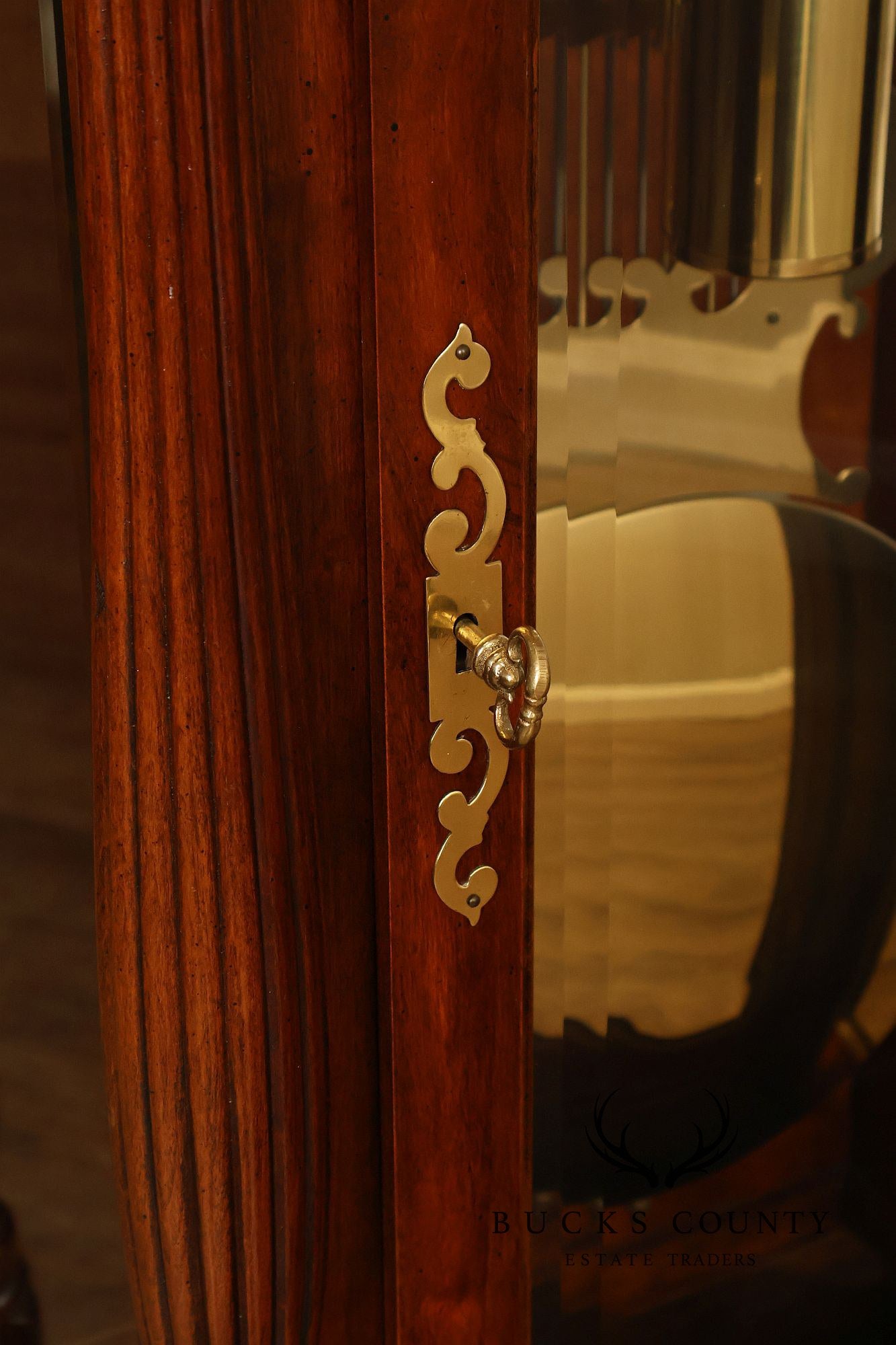 Ridgeway Traditional Cherry Grandfather Clock