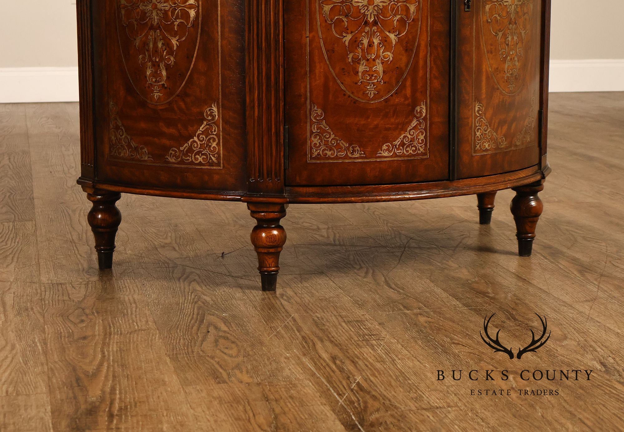 Theodore Alexander Demilune Console Cabinet