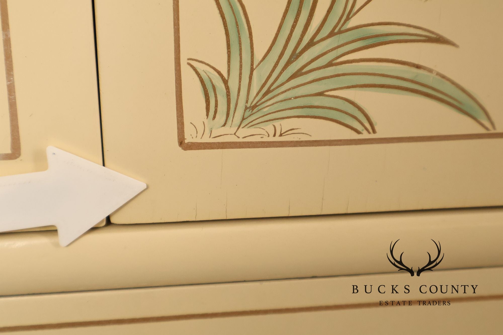 Painted Chinoiserie Style Jewelry Chest