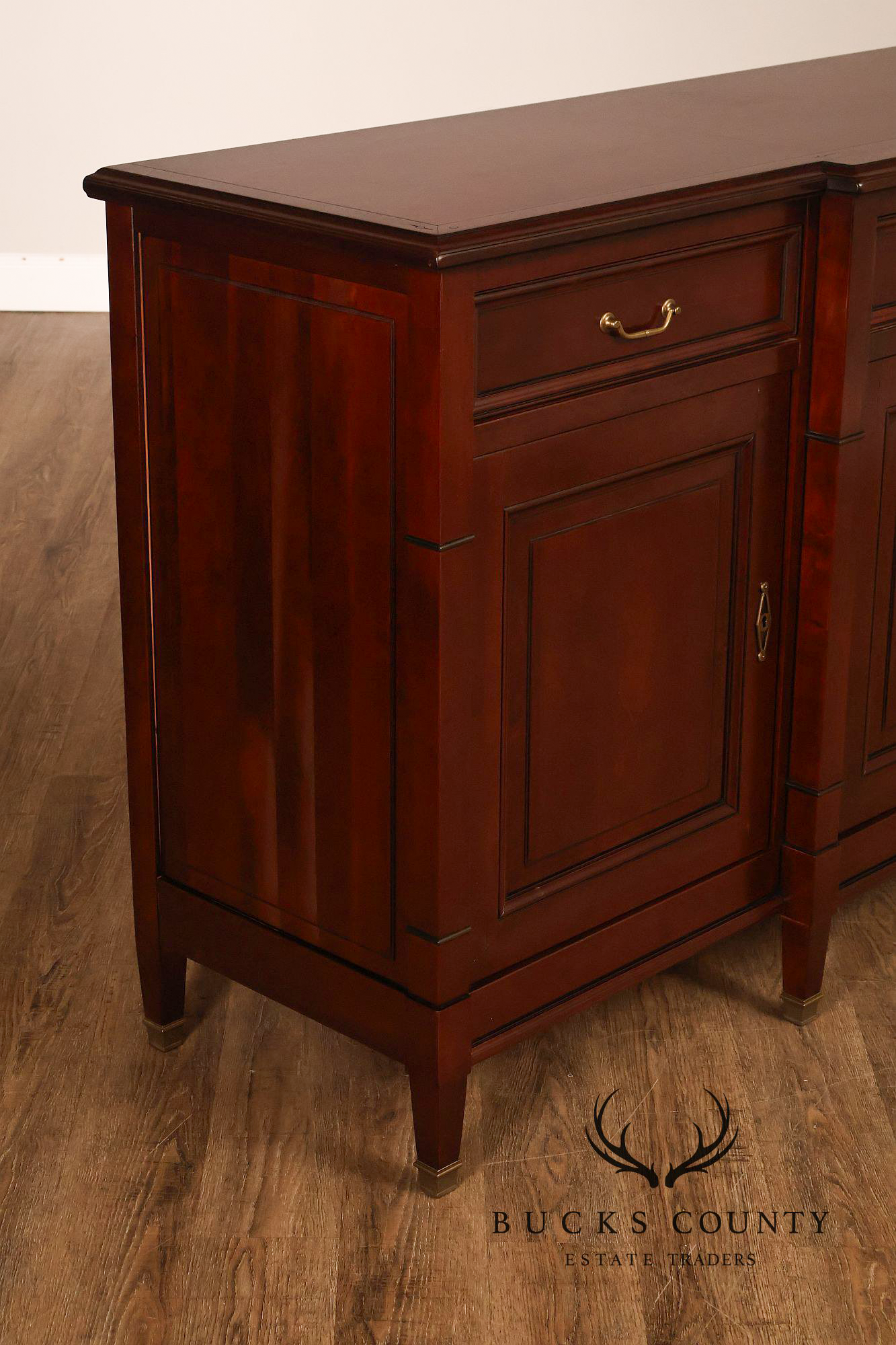 French Directoire Style Cherry Four-Door Sideboard