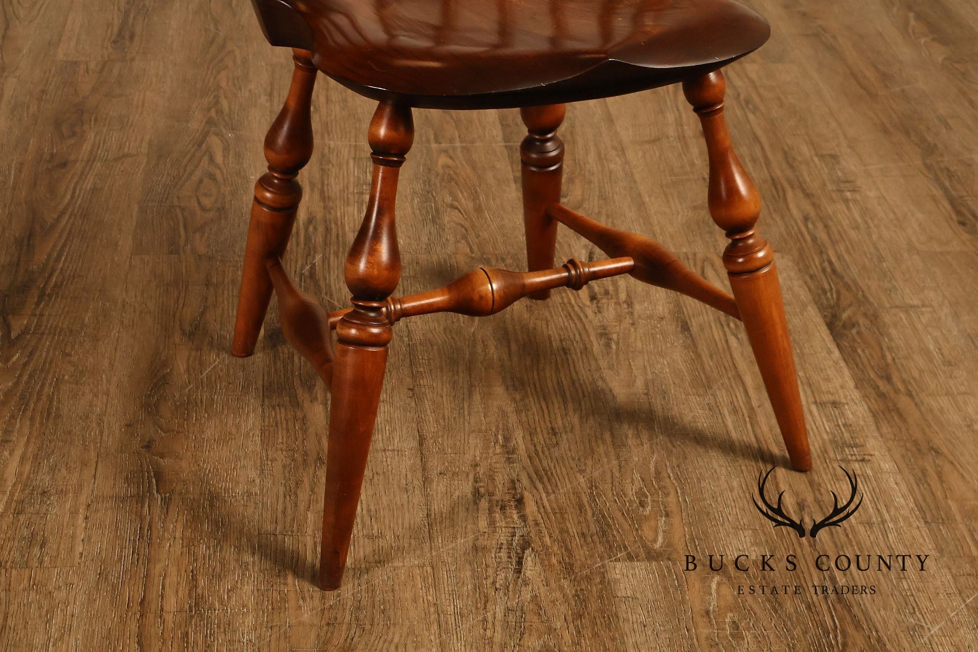 Warren Chairs Works Set of Ten Windsor Dining Chairs