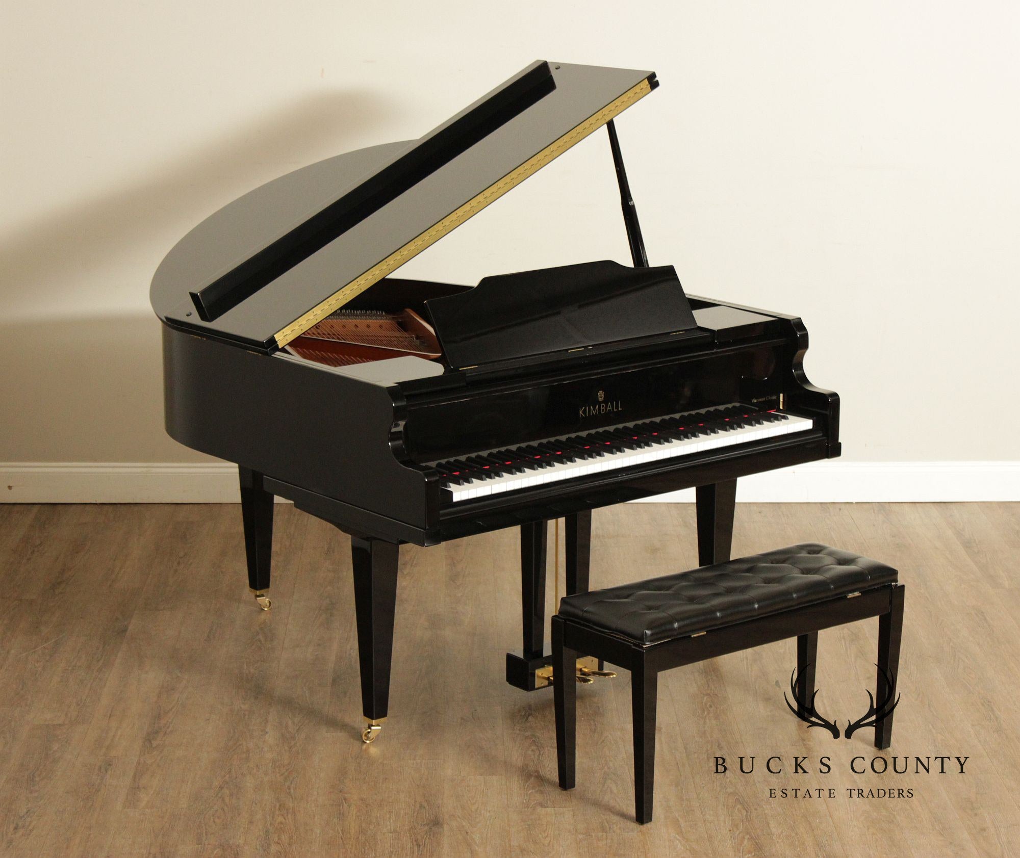 Kimball 'Viennese Classic' Baby Grand Piano and Bench