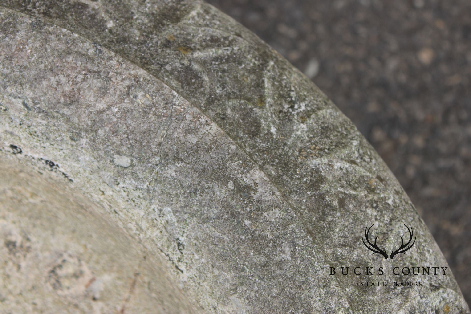 Cast Stone Vintage Pair Garden Urn Planters