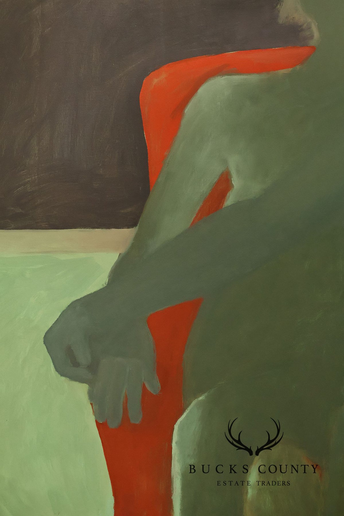 Anne Cooper Dobbins Oil Painting, Couple's Portrait