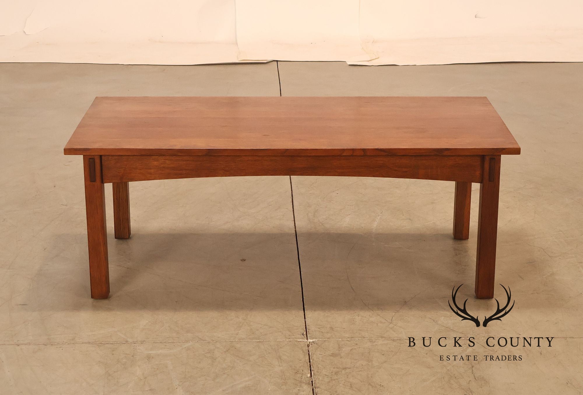 Stickley Mission Collection Oak Cocktail Table