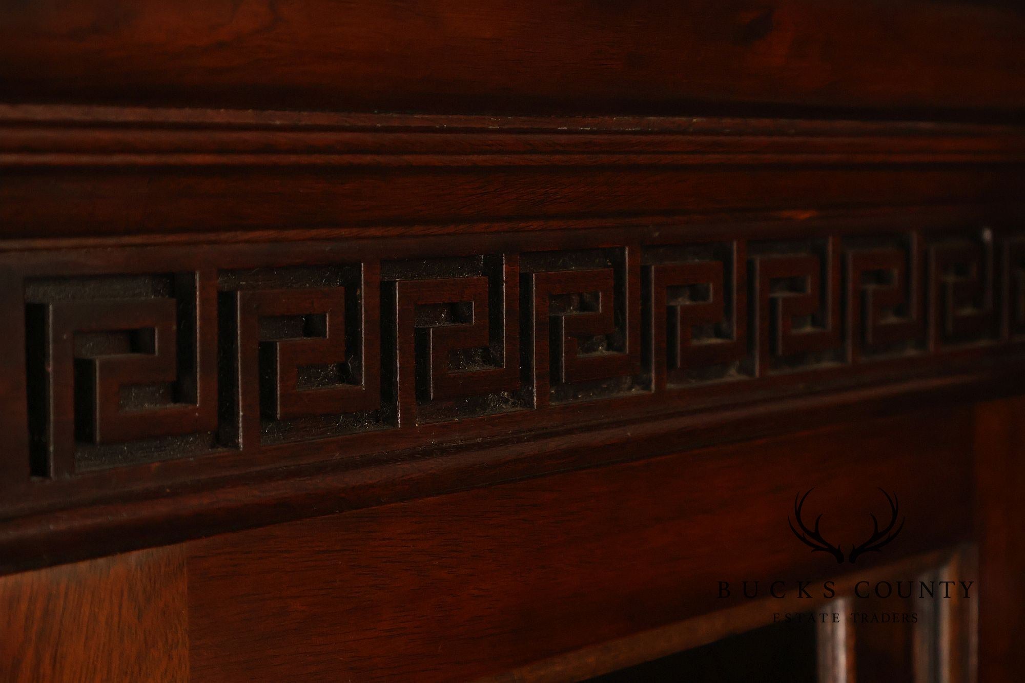 Stickley Georgian Style Mahogany Bookcase Breakfront